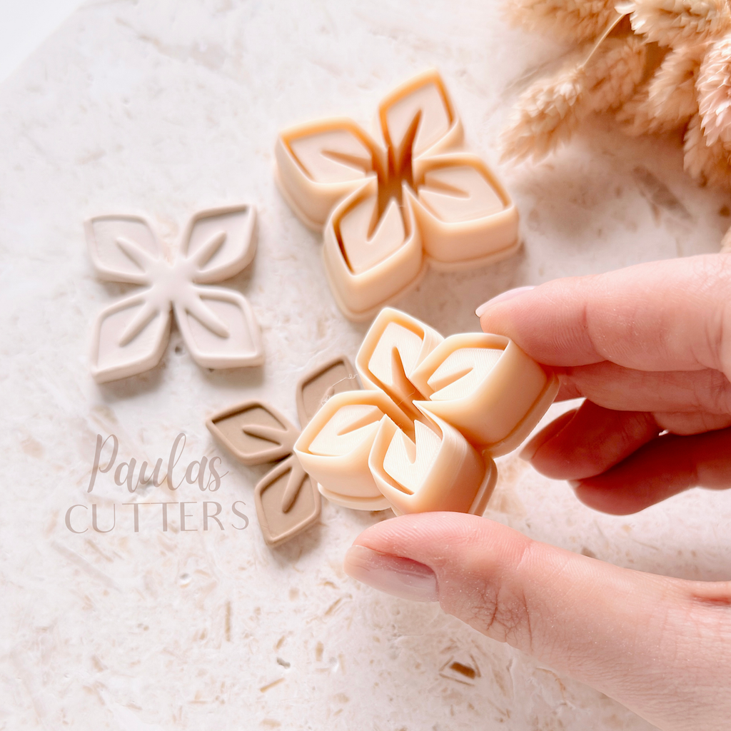 Polymer Clay Cutter, Flower Shapes, Earring Cutter Tool, Clay Cutters for Jewelry Making, F-28
