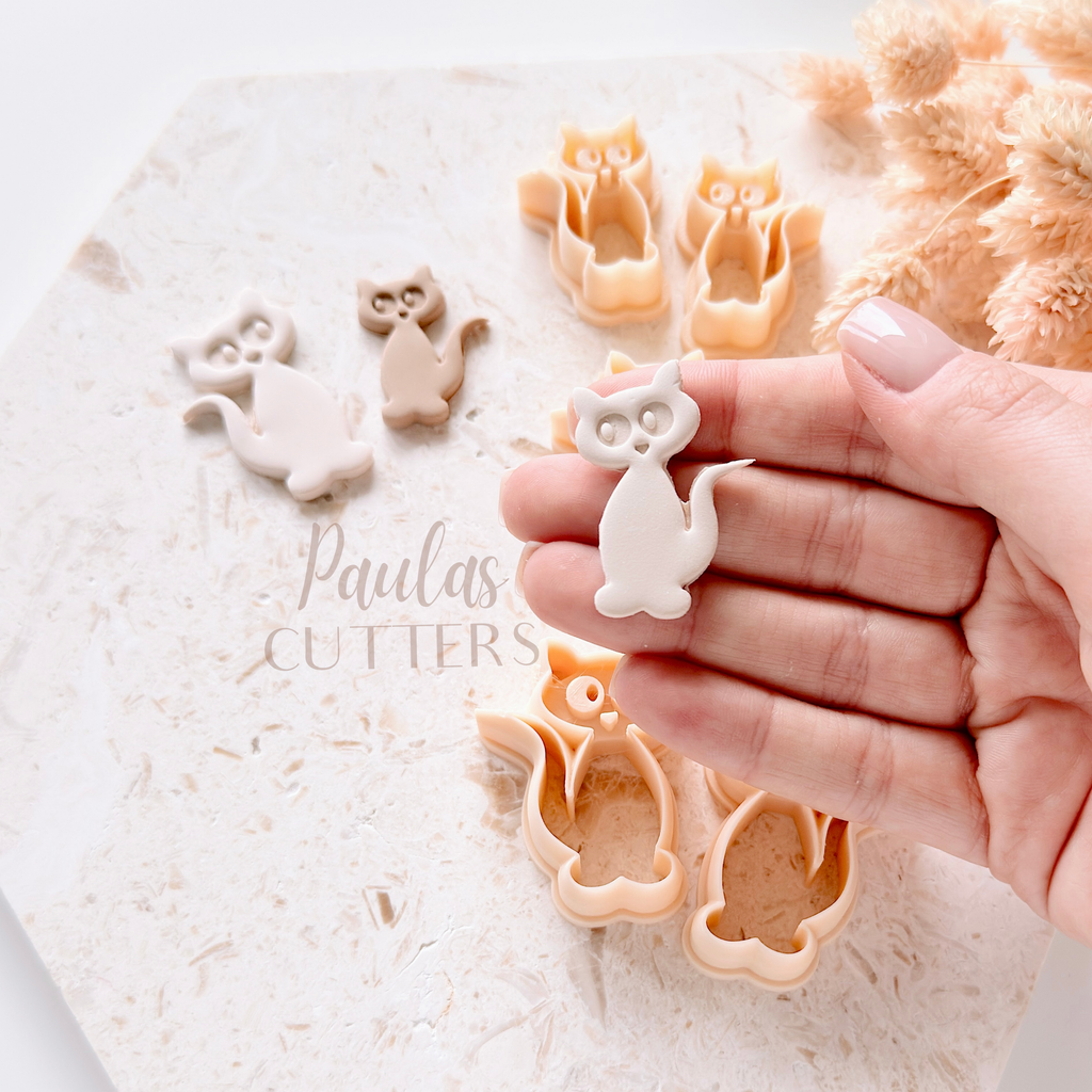 PolPolymer Clay Cutter, Owl Shapes, Earring Cutter Tool, Clay Cutters for Jewelry Making, F-29