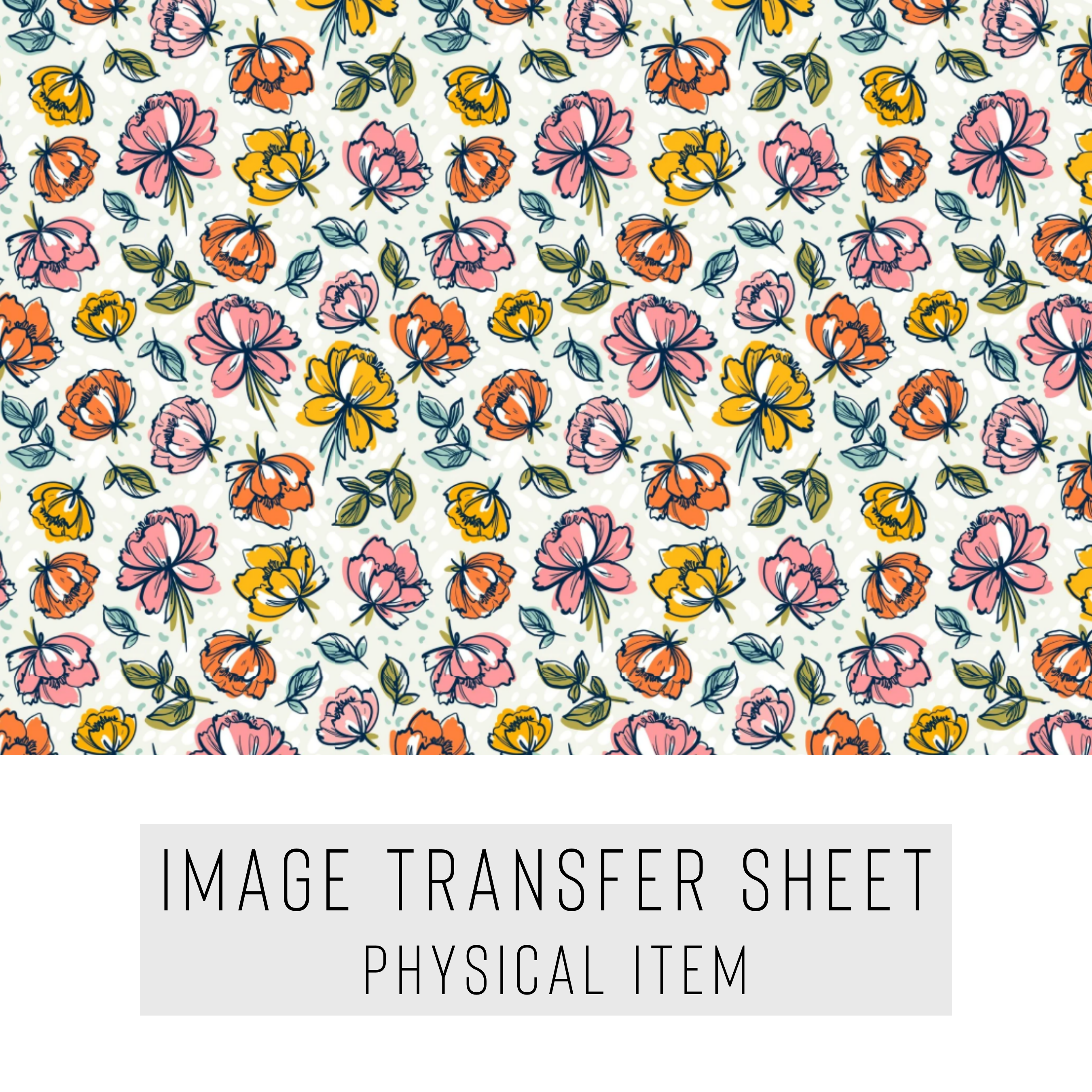 High quality water-soluble transfer paper applied on polymer clay, vibrant detailed pattern