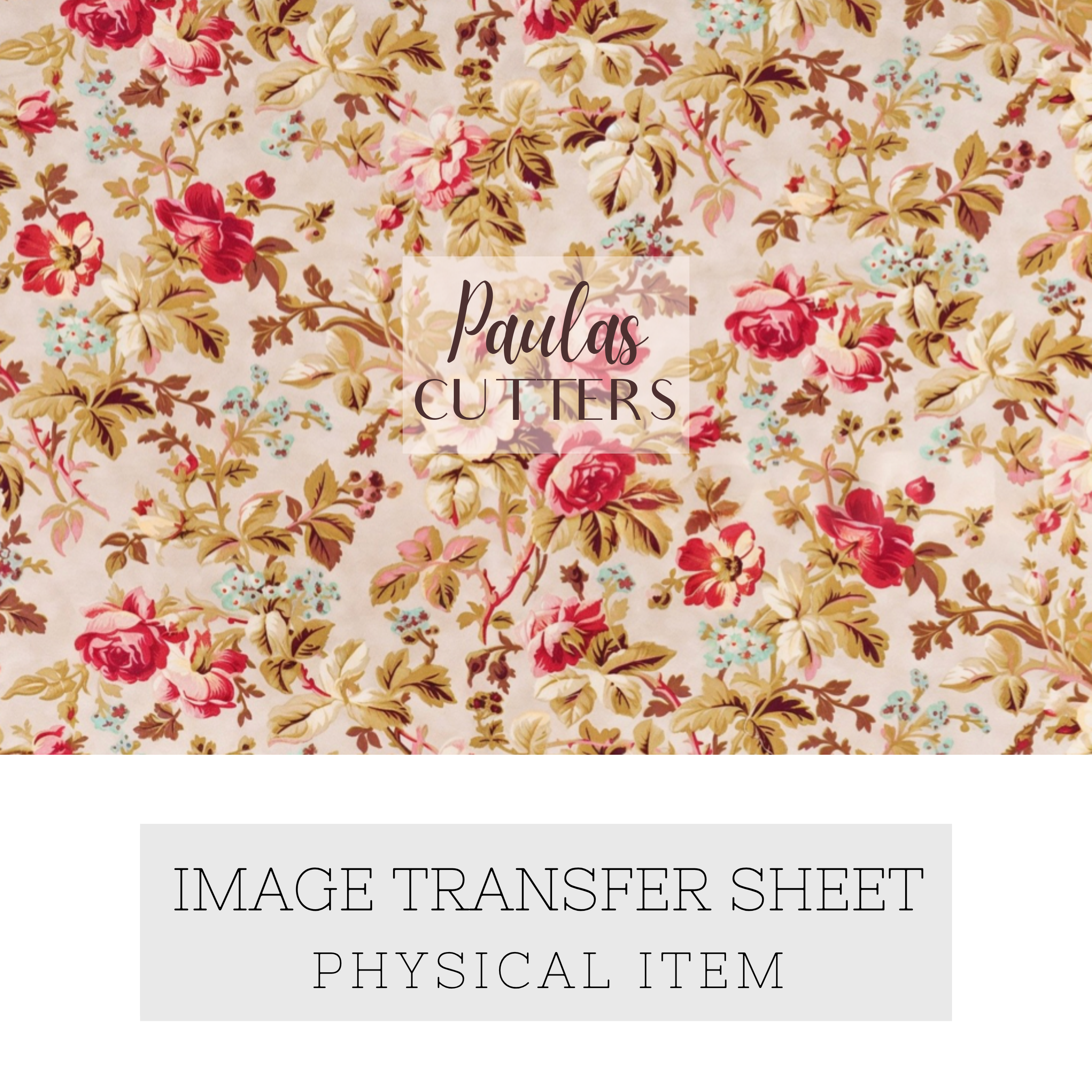 Papier transfert pour pâte polymère – Feuille hydrosoluble TP-455