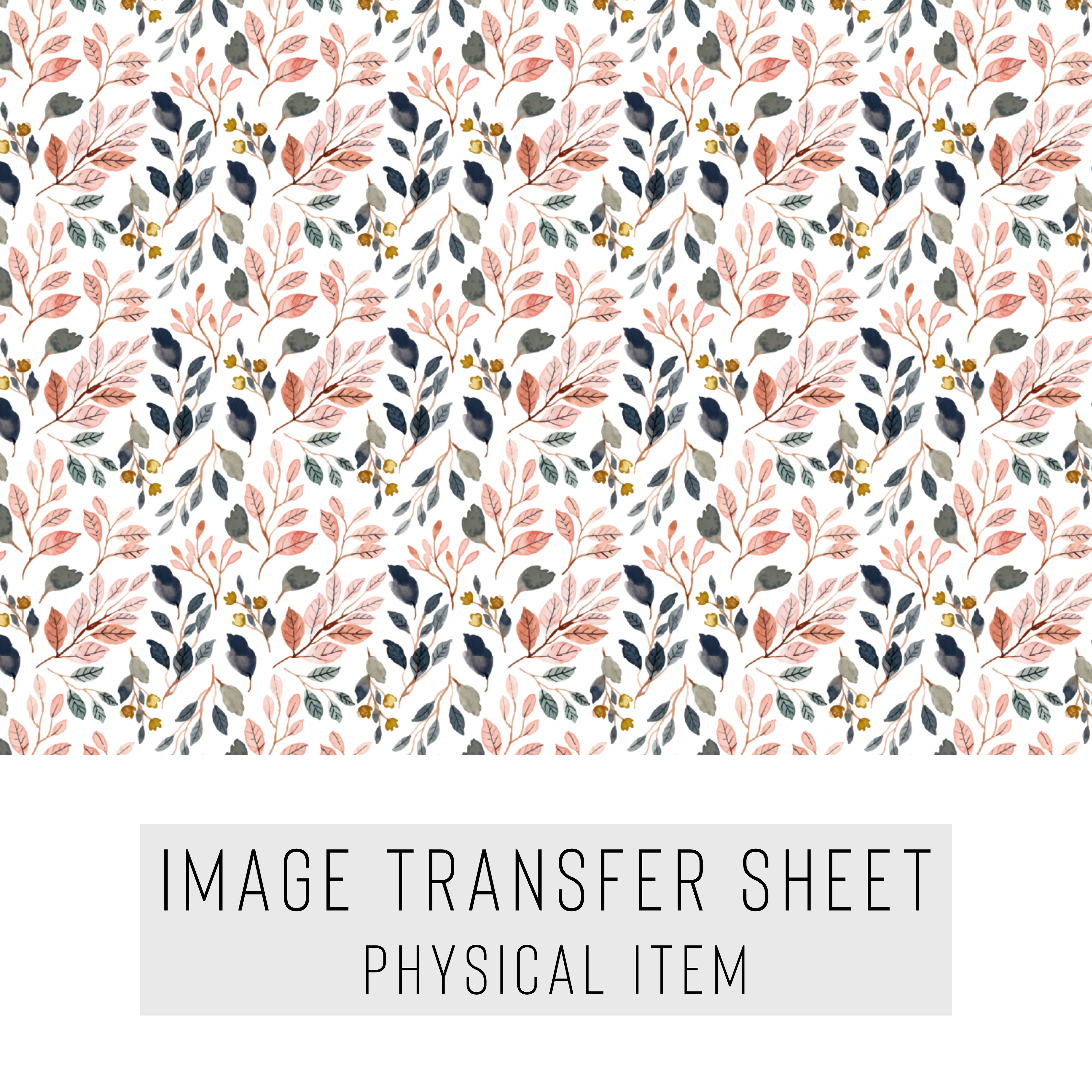 High quality water-soluble transfer paper applied on polymer clay, vibrant detailed pattern