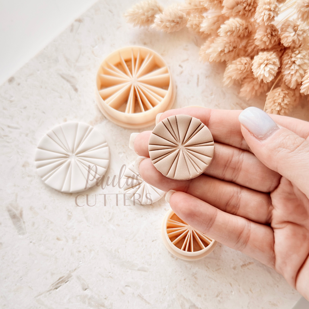Polymer Clay Cutter, Round Geometric Shapes, Circle Earring Cutter Tool, Clay Cutters for Jewelry Making, B-08