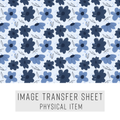 High quality water-soluble transfer paper applied on polymer clay, vibrant detailed pattern