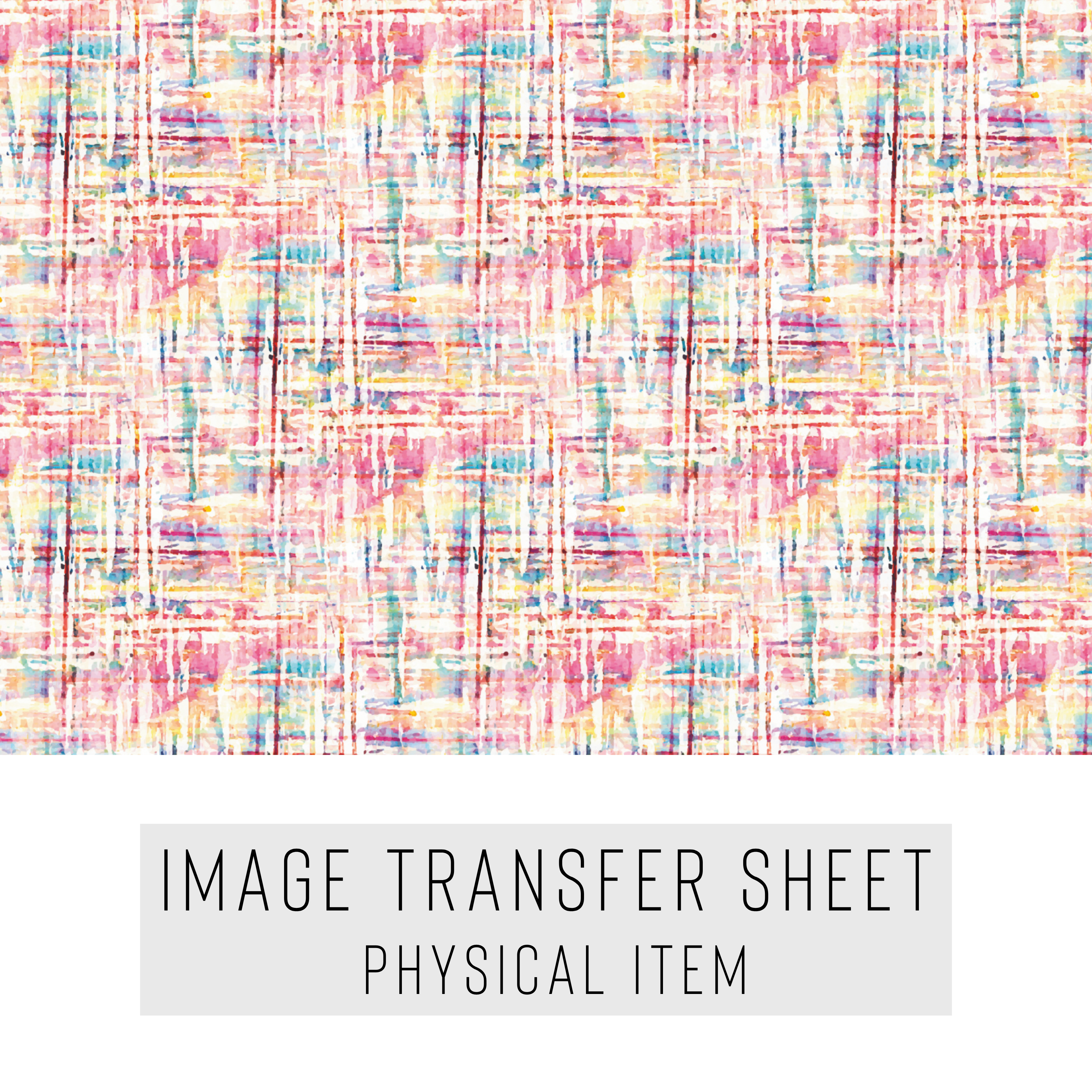 High quality water-soluble transfer paper applied on polymer clay, vibrant detailed pattern