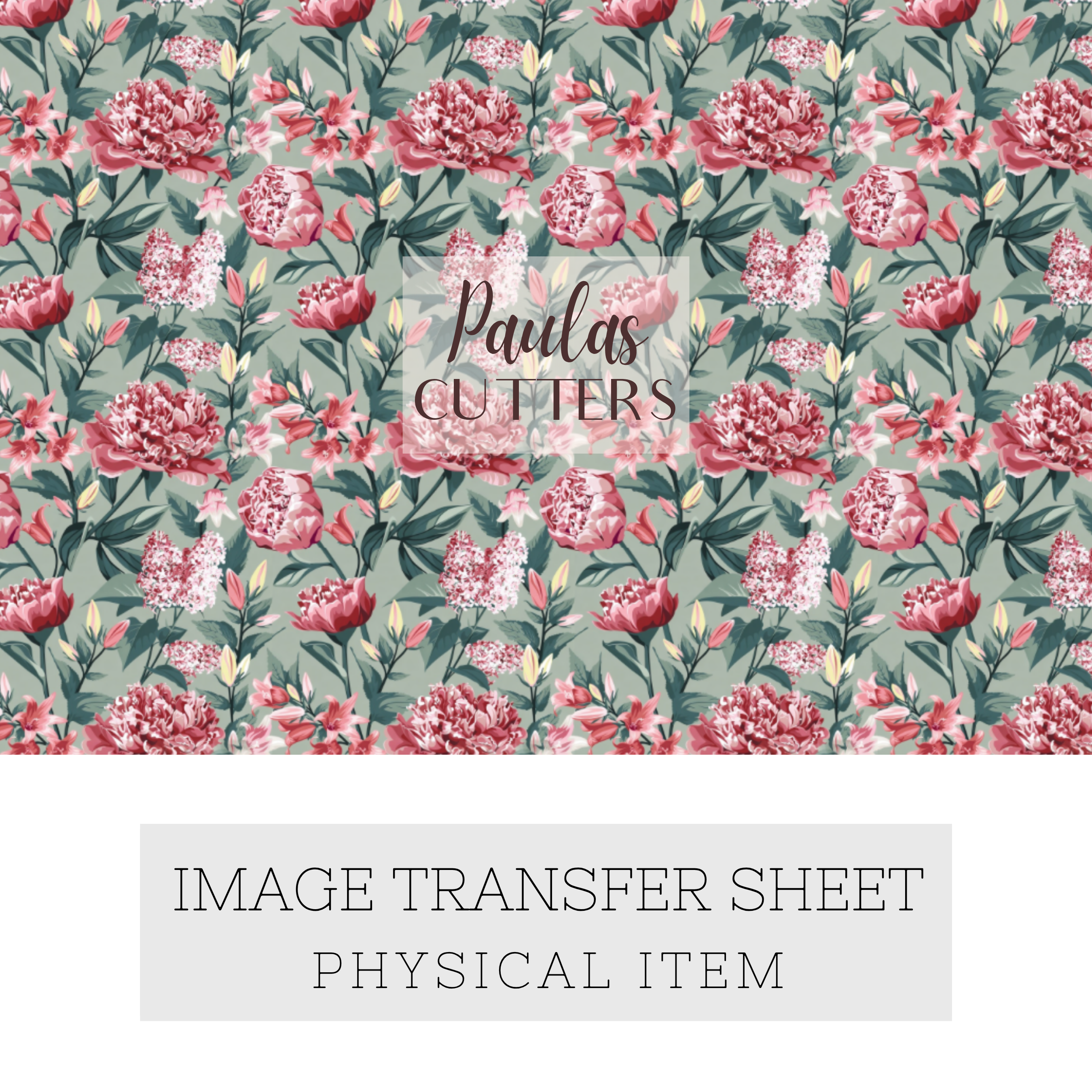 Papier transfert pour pâte polymère – Feuille hydrosoluble TP-455