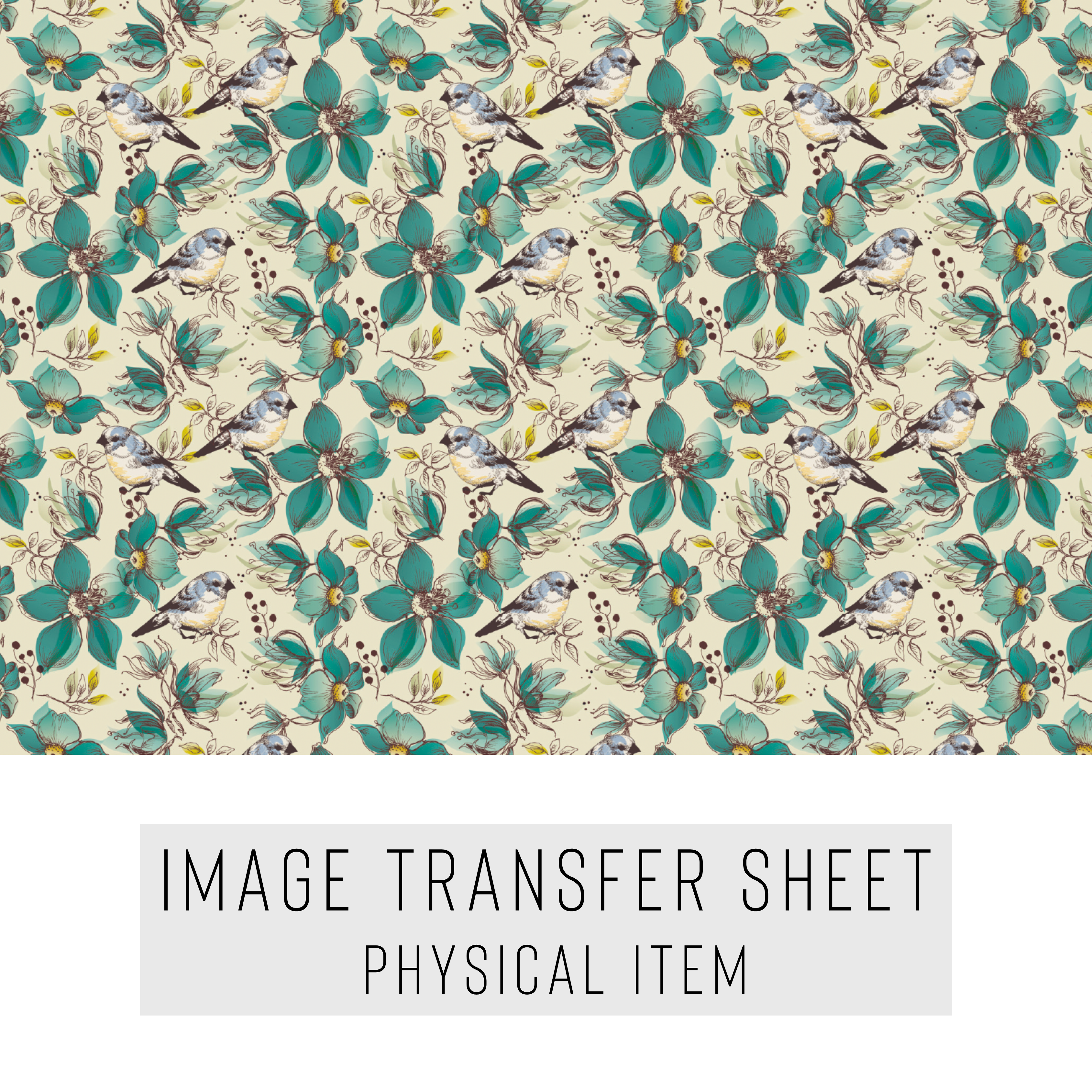 High quality water-soluble transfer paper applied on polymer clay, vibrant detailed pattern