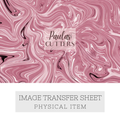 Papier transfert pour pâte polymère – Feuille hydrosoluble TP-455