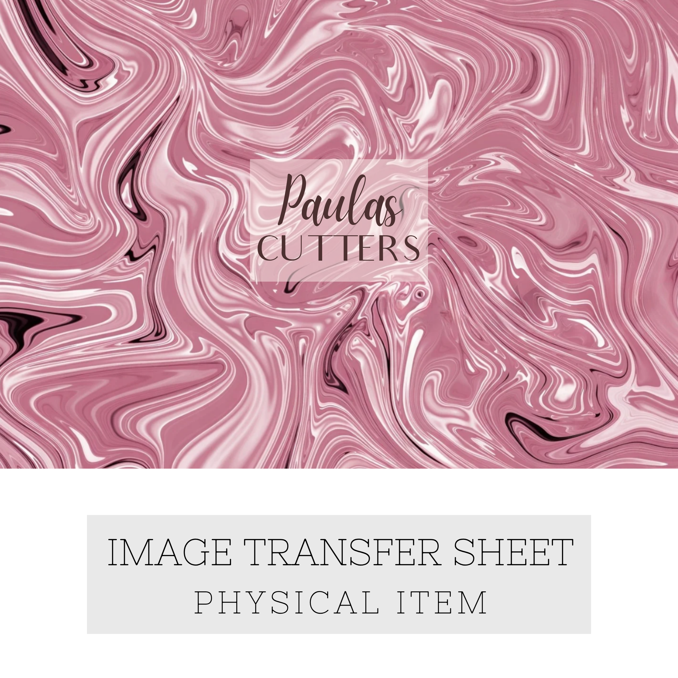 Papier transfert pour pâte polymère – Feuille hydrosoluble TP-455