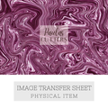Papier transfert pour pâte polymère – Feuille hydrosoluble TP-455