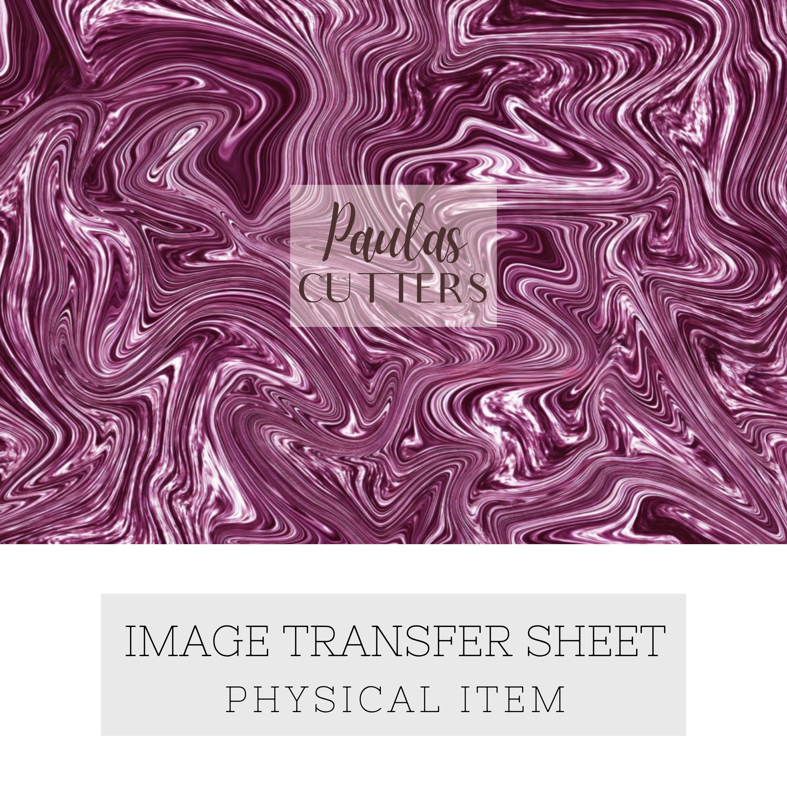 Papier transfert pour pâte polymère – Feuille hydrosoluble TP-455