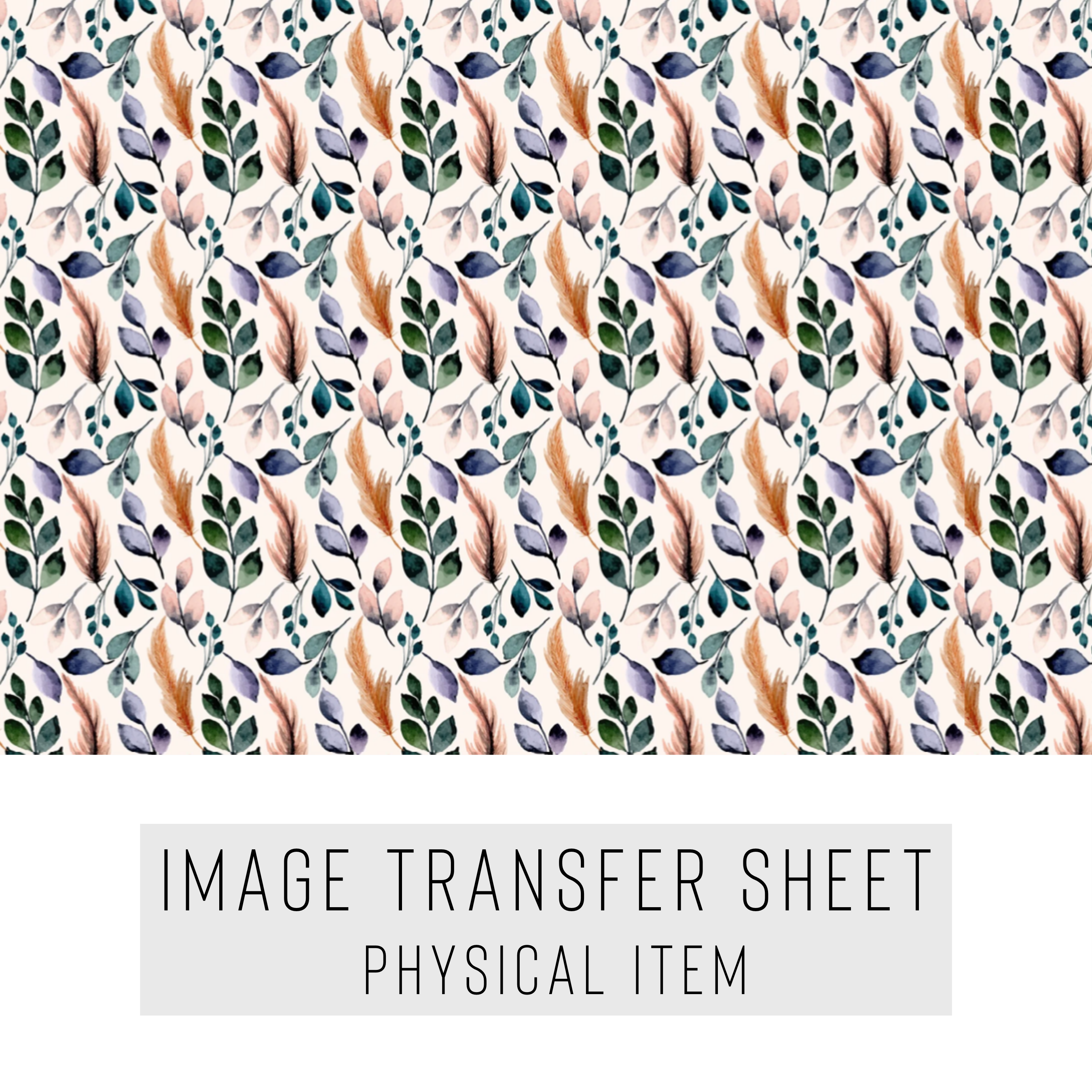High quality water-soluble transfer paper applied on polymer clay, vibrant detailed pattern