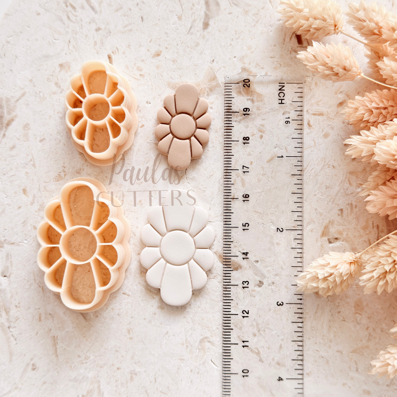 Polymer Clay Cutter, Daisy Flower Shape, Floral Earring Cutter Tool, Clay Cutter for Jewelry Making, A-13