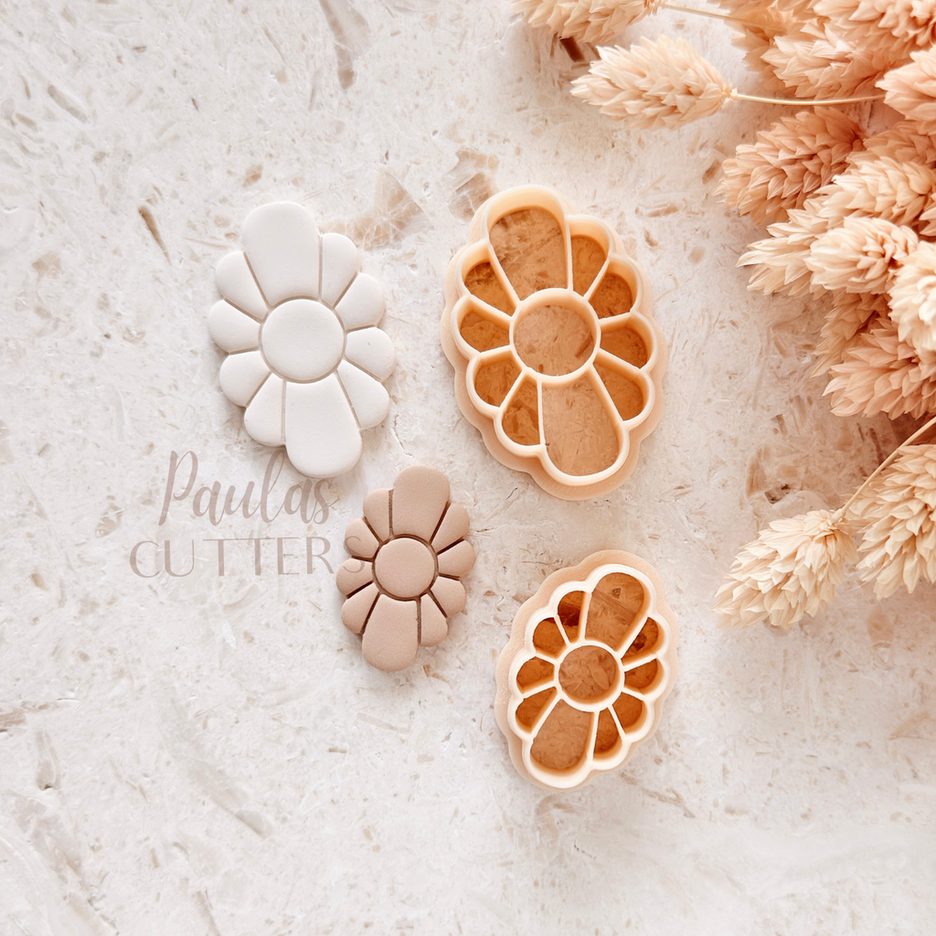 Polymer Clay Cutter, Daisy Flower Shape, Floral Earring Cutter Tool, Clay Cutter for Jewelry Making, A-13