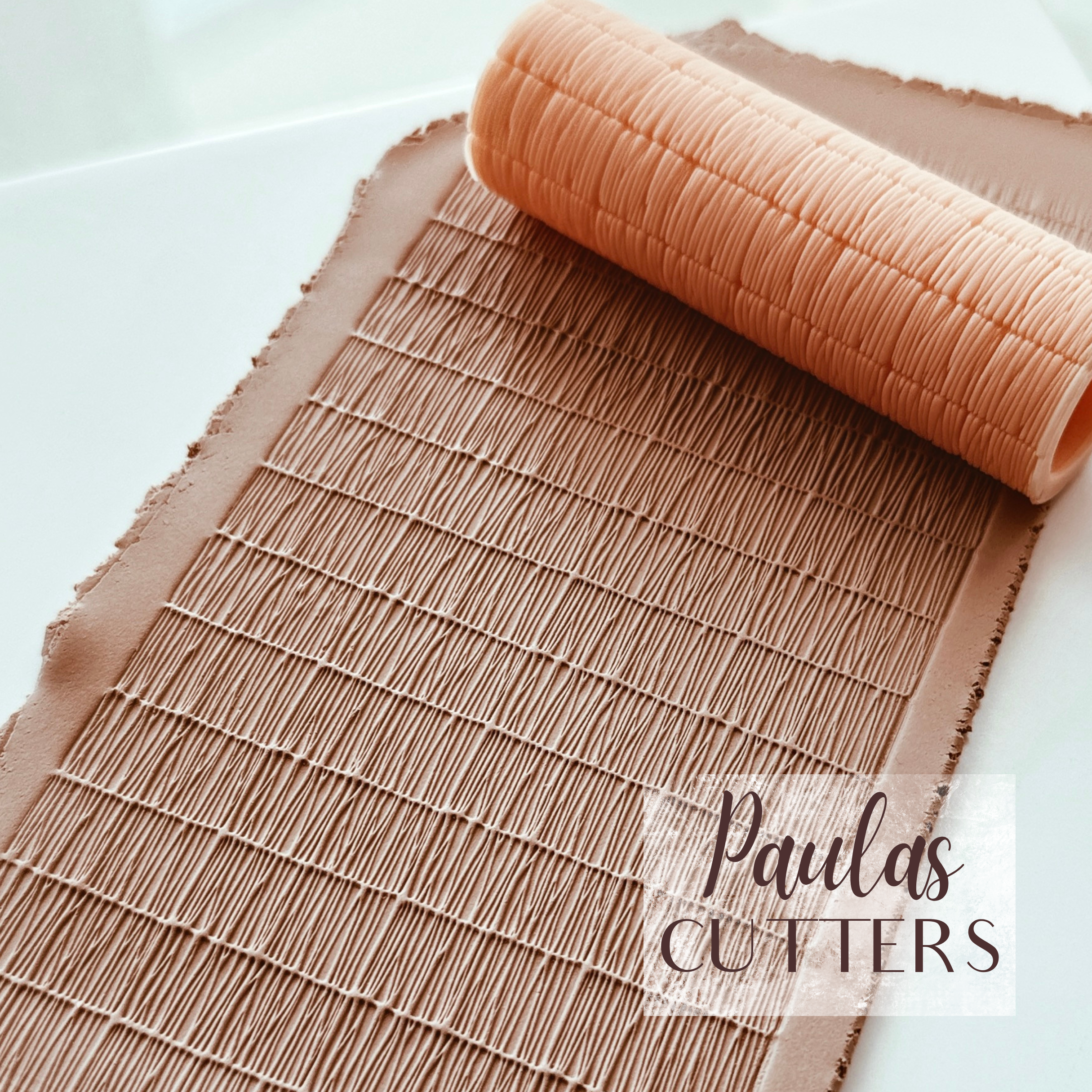 polymer clay texture roller abstract geometric pattern