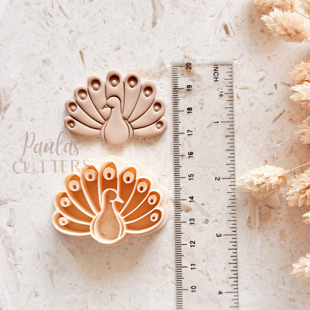 Polymer Clay Cutter, Peacock Shape, Animal Earring Cutter Tool, Clay Cutter for Jewelry Making, B-01