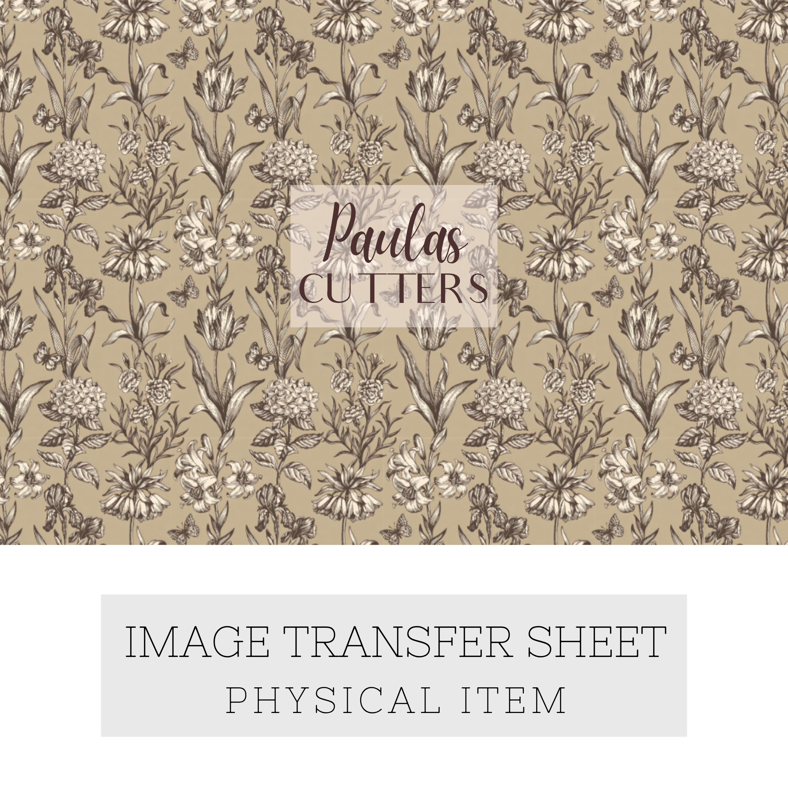 Papier transfert pour pâte polymère – Feuille hydrosoluble TP-455