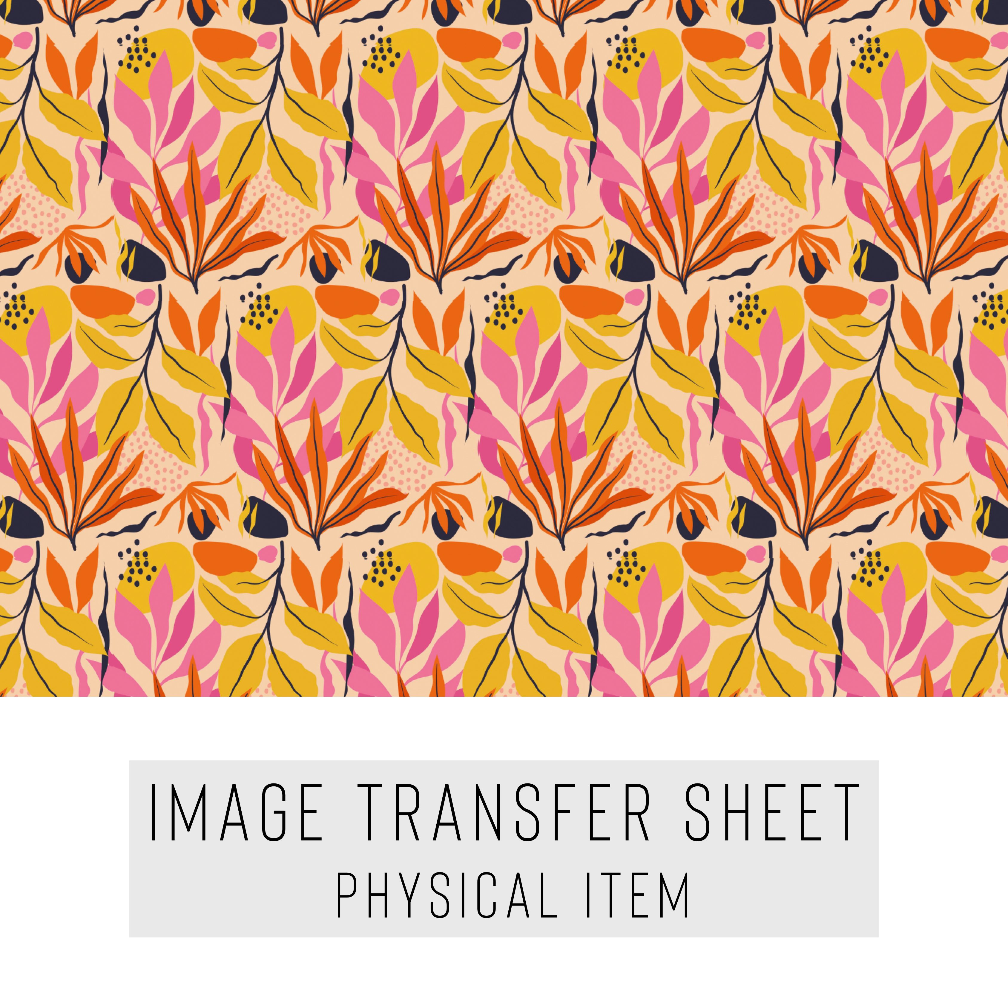 High quality water-soluble transfer paper applied on polymer clay, vibrant detailed pattern