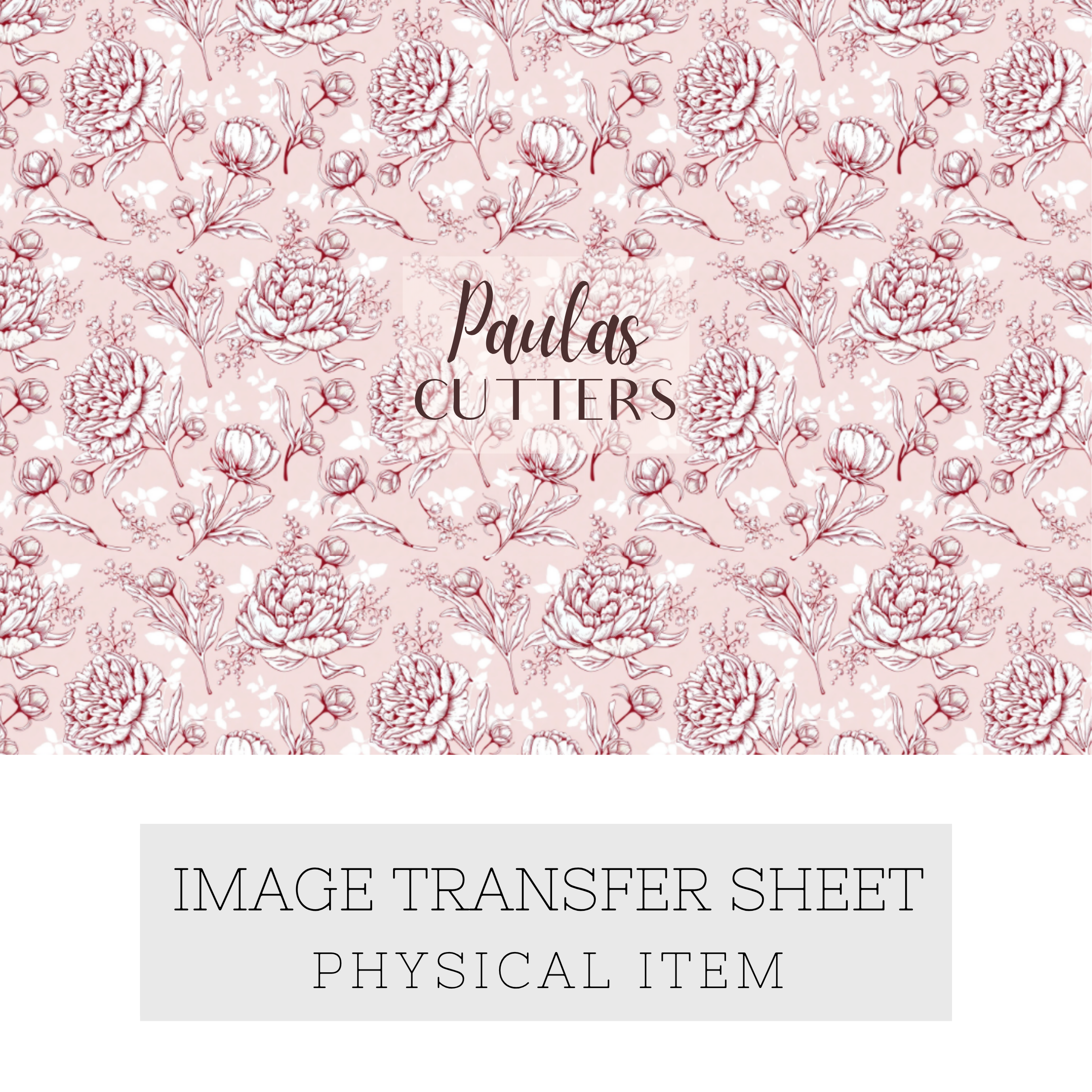 Papier transfert pour pâte polymère – Feuille hydrosoluble TP-455