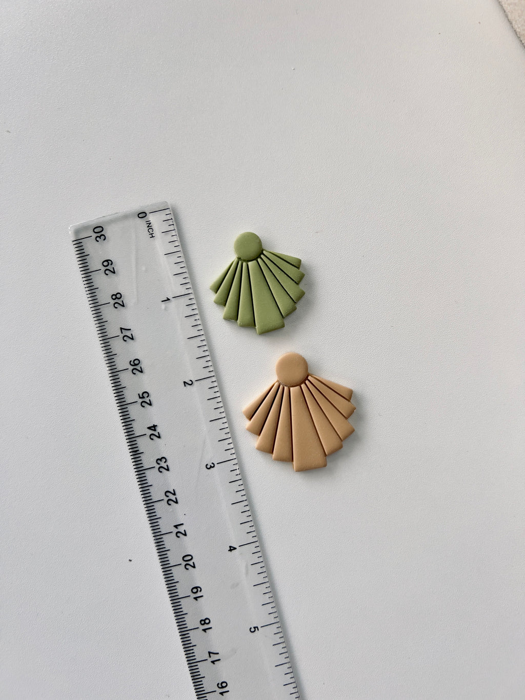 High quality polymer clay cutter creating clean sharp cuts for earrings and jewelry making