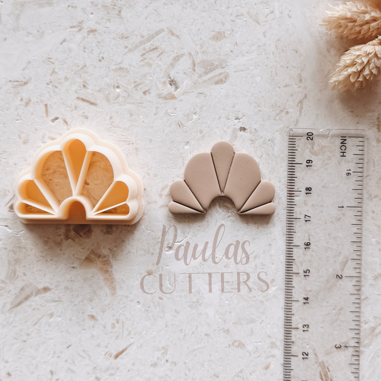 Polymer Clay Cutter, Fan Shapes, Modern Earring Cutter Tool, Clay Cutters for Jewelry Making, M-18