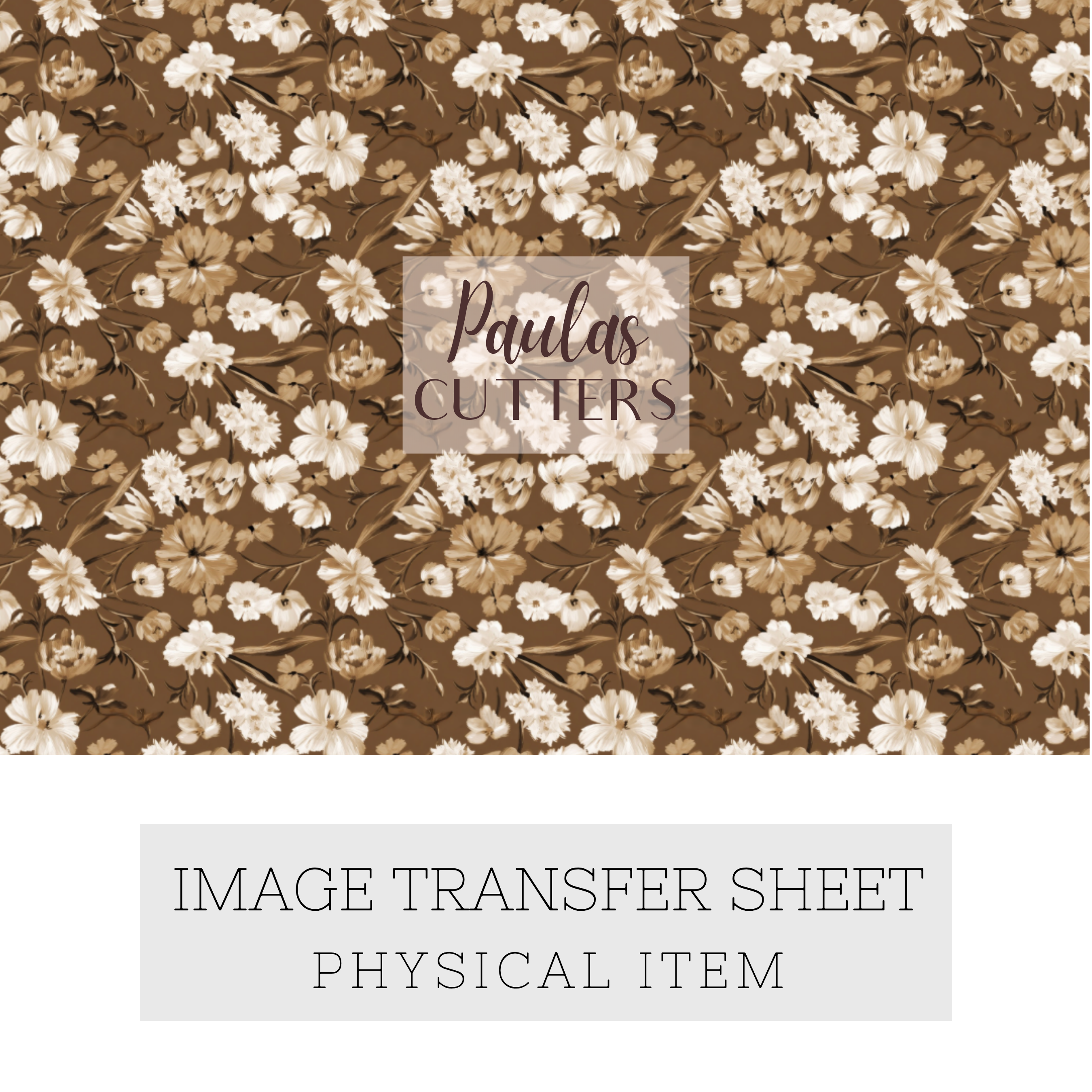 Papier transfert pour pâte polymère – Feuille hydrosoluble TP-455