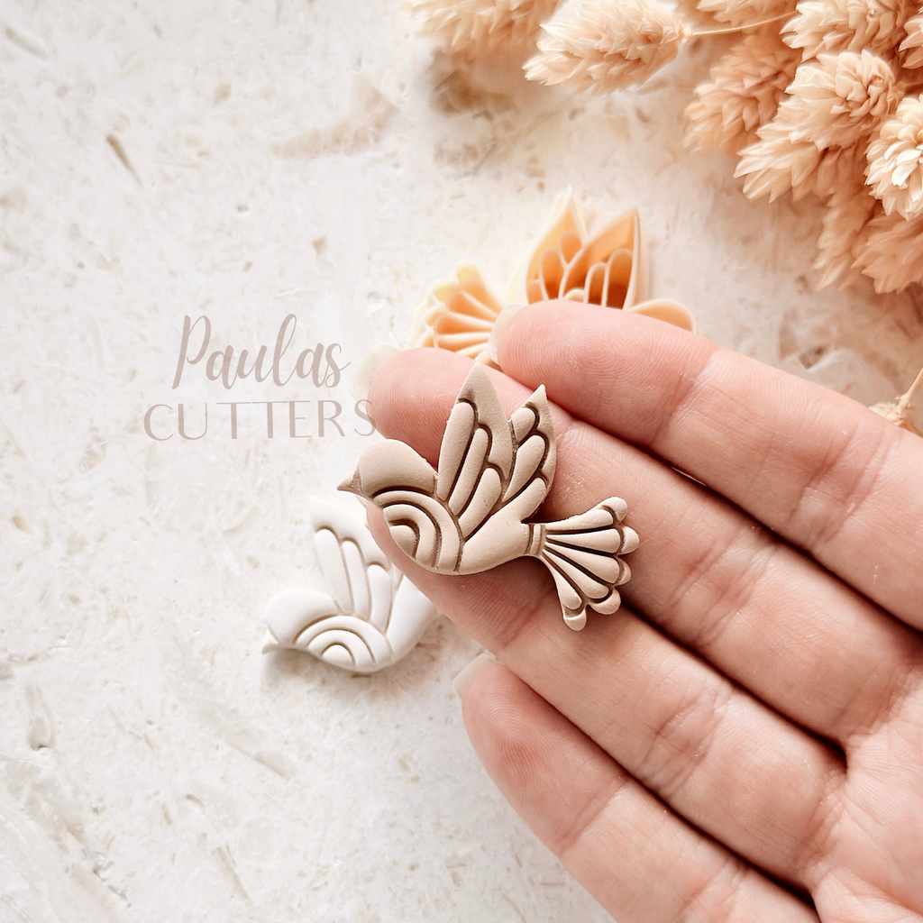 Polymer Clay Cutter, Dove Bird Shape, Statement Earring Cutter Tool, Clay Cutter for Jewelry, A-25
