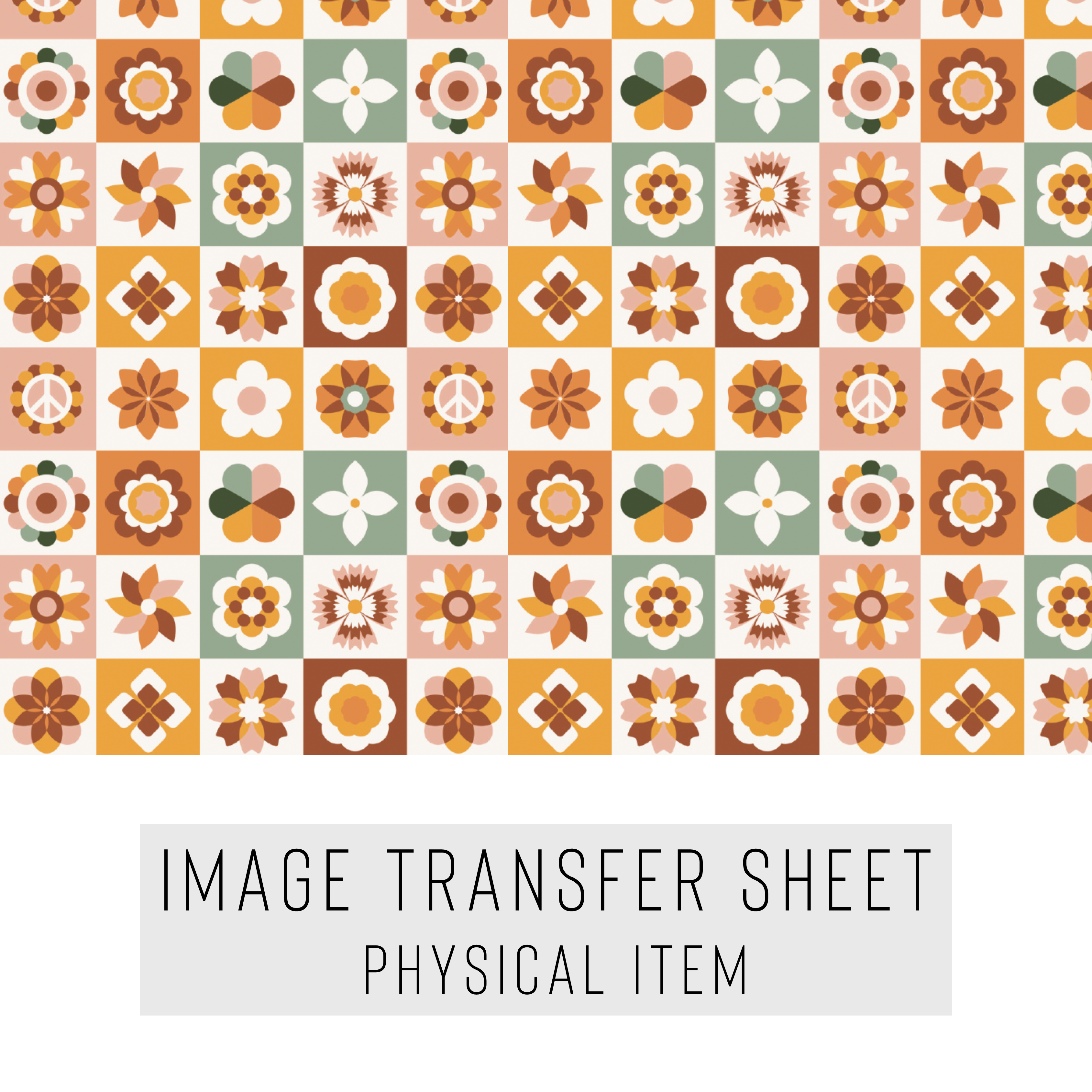 High quality water-soluble transfer paper applied on polymer clay, vibrant detailed pattern