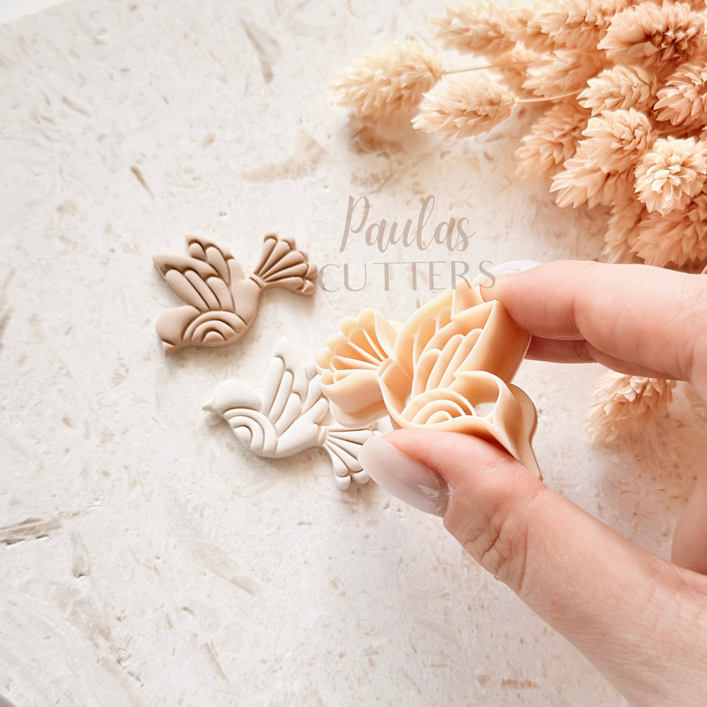 Polymer Clay Cutter, Dove Bird Shape, Statement Earring Cutter Tool, Clay Cutter for Jewelry, A-25