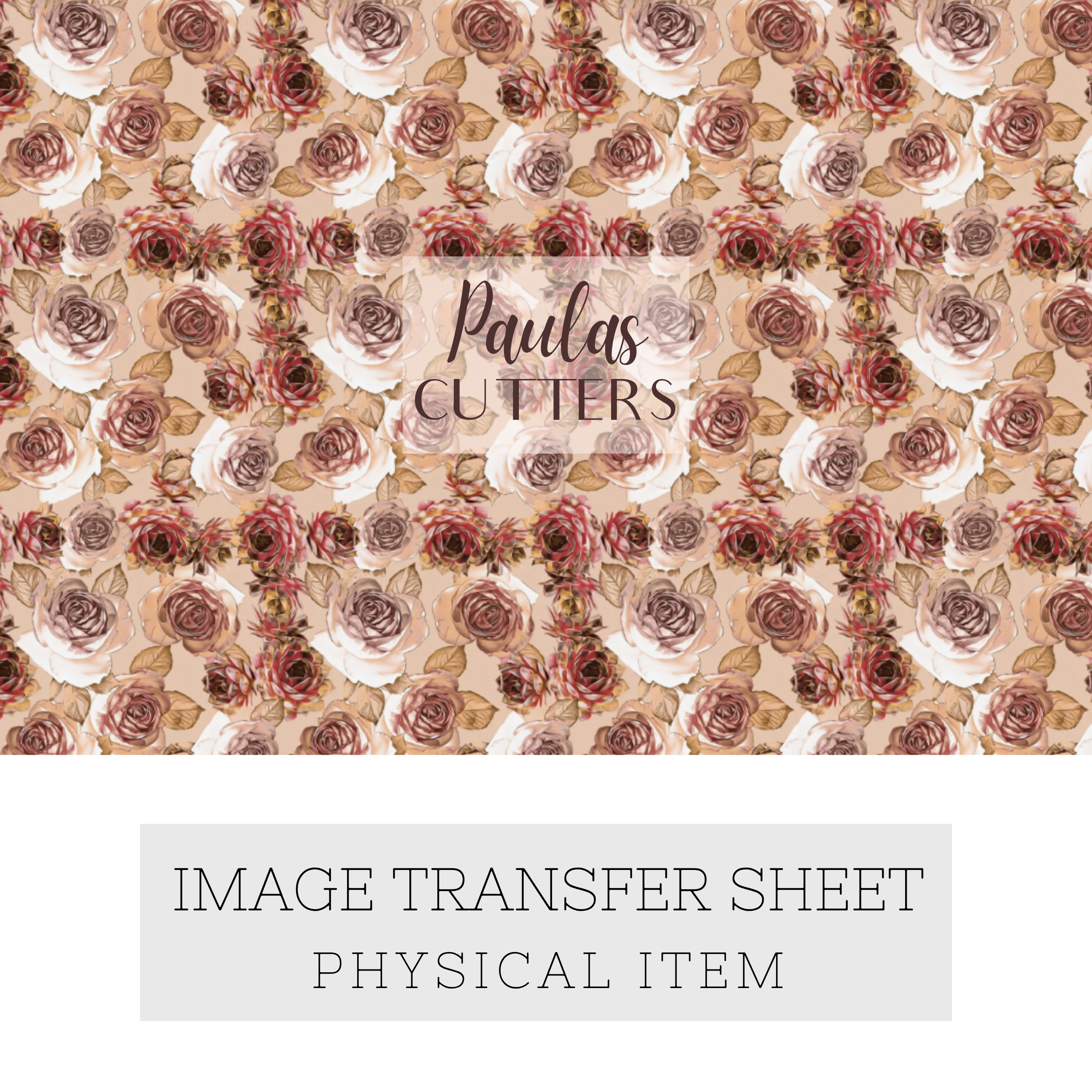 Papier transfert pour pâte polymère – Feuille hydrosoluble TP-455