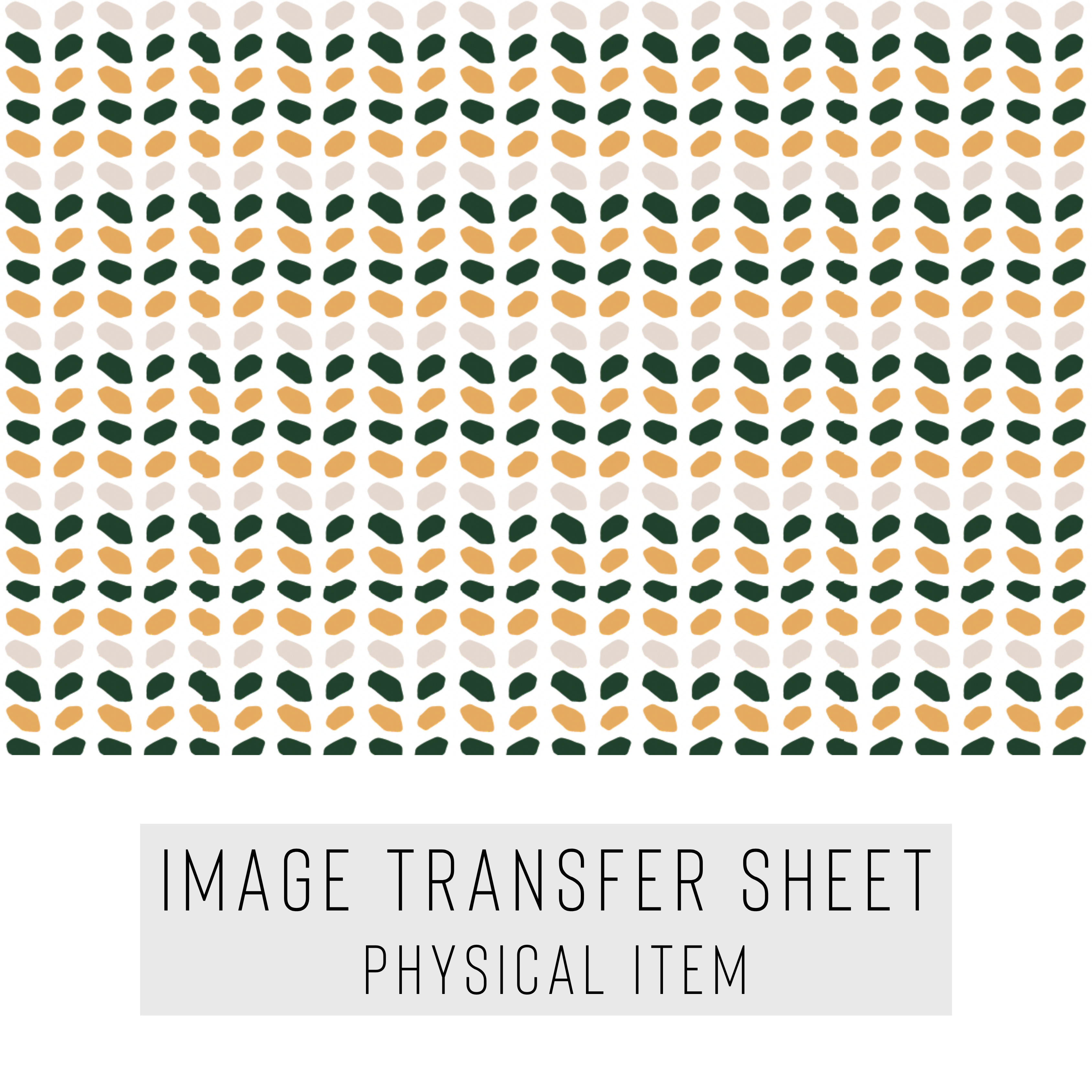 High quality water-soluble transfer paper applied on polymer clay, vibrant detailed pattern