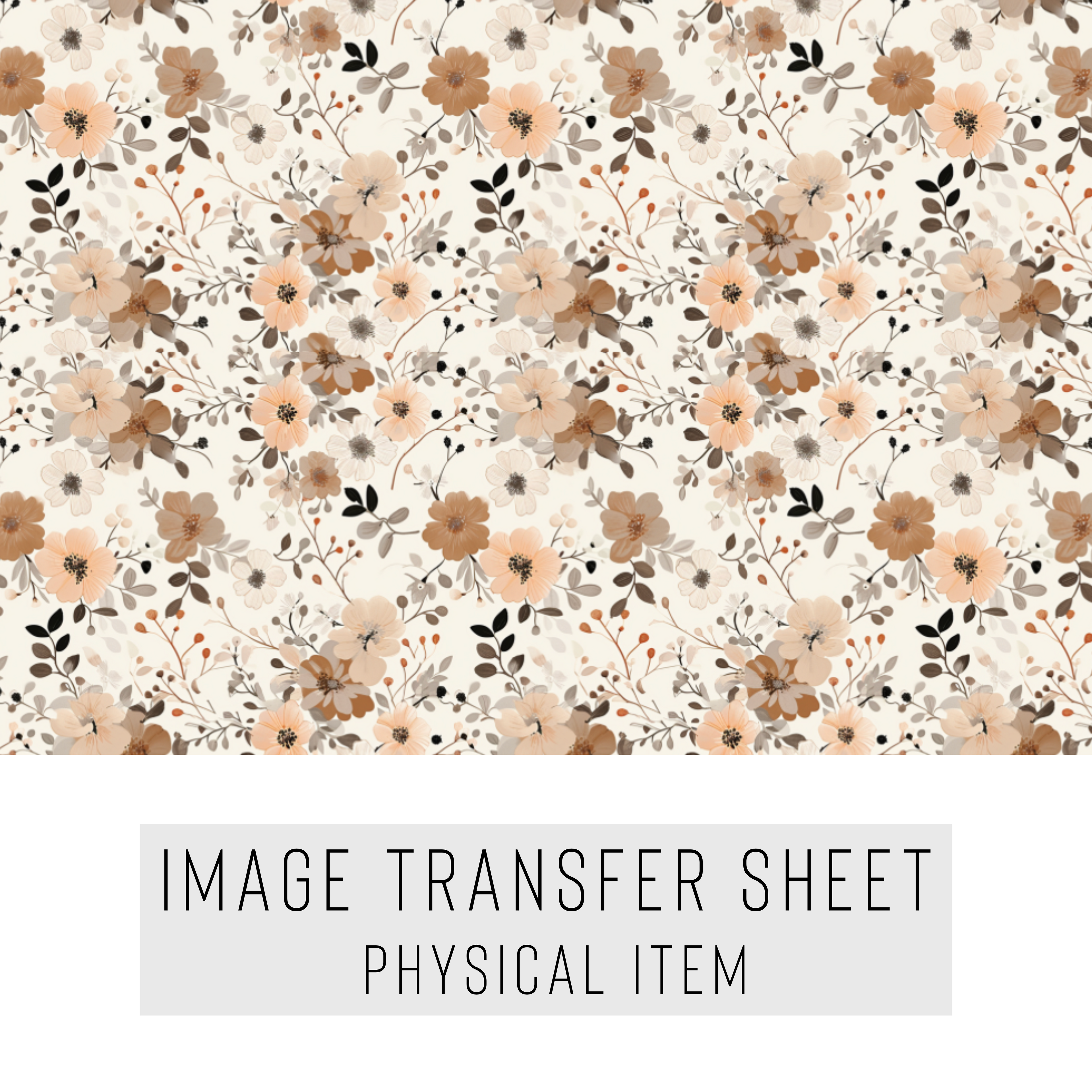 High quality water-soluble transfer paper applied on polymer clay, vibrant detailed pattern