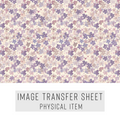 High quality water-soluble transfer paper applied on polymer clay, vibrant detailed pattern