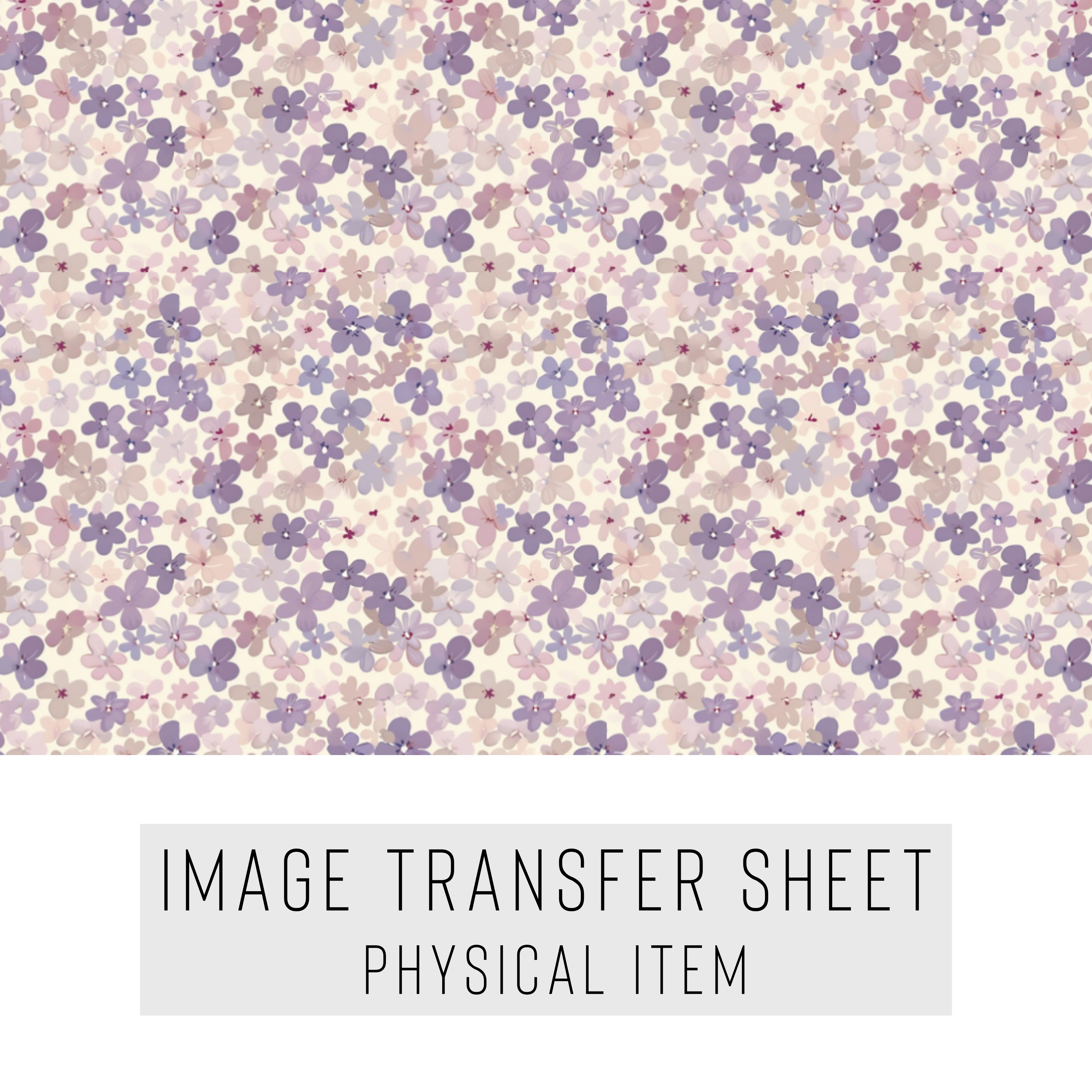 High quality water-soluble transfer paper applied on polymer clay, vibrant detailed pattern