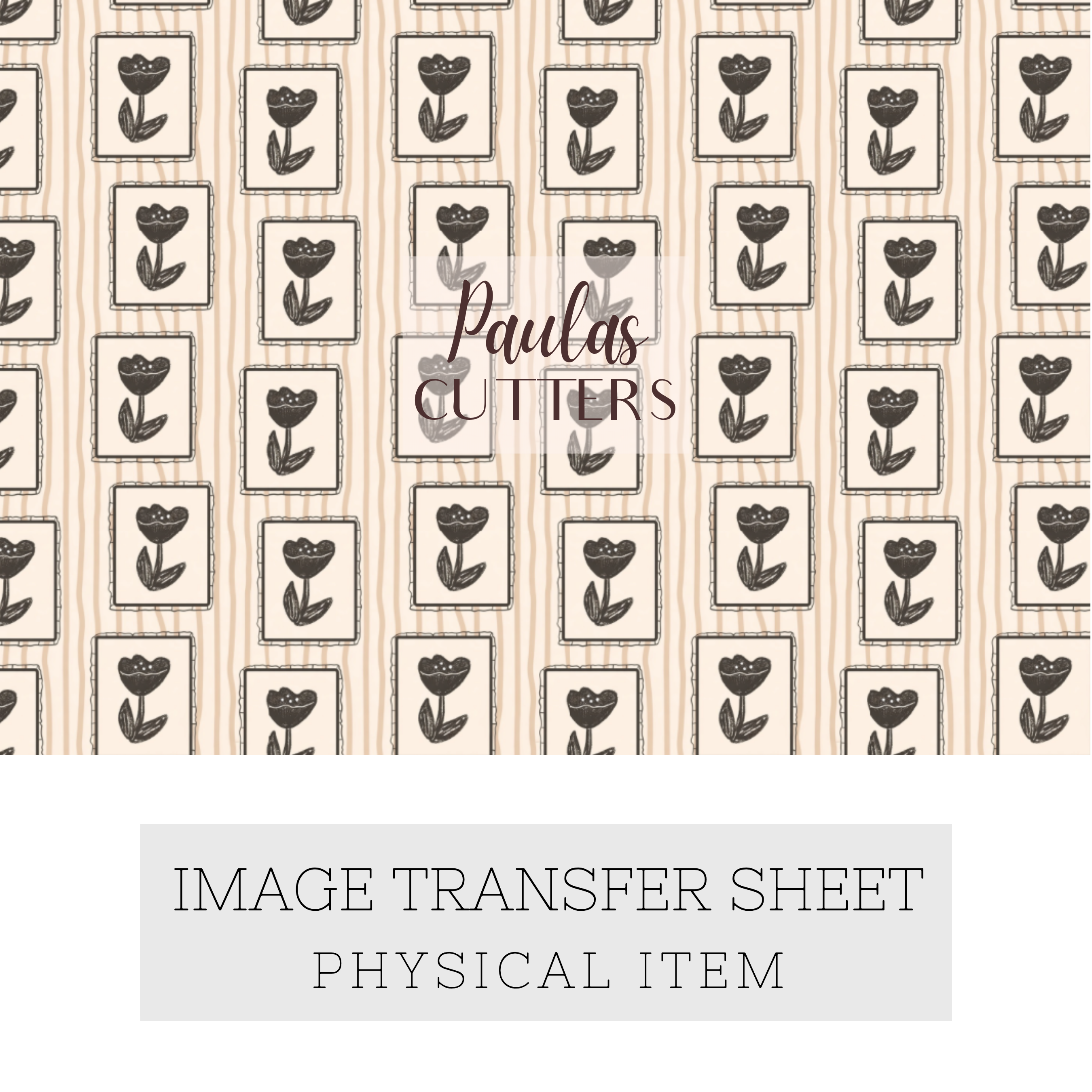 Papier transfert pour pâte polymère – Feuille hydrosoluble TP-455