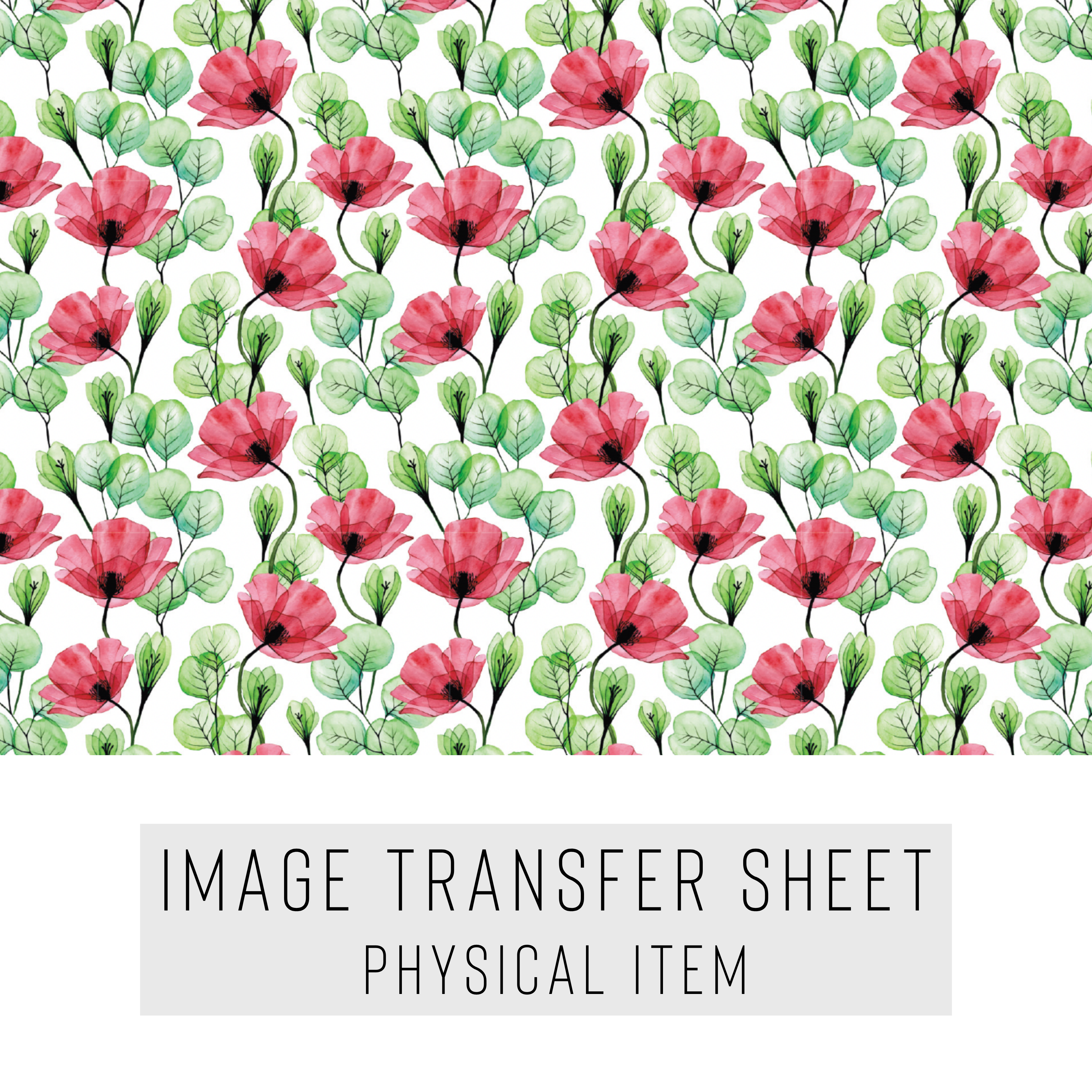 High quality water-soluble transfer paper applied on polymer clay, vibrant detailed pattern