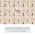 Papier transfert pour pâte polymère – Feuille hydrosoluble TP-455