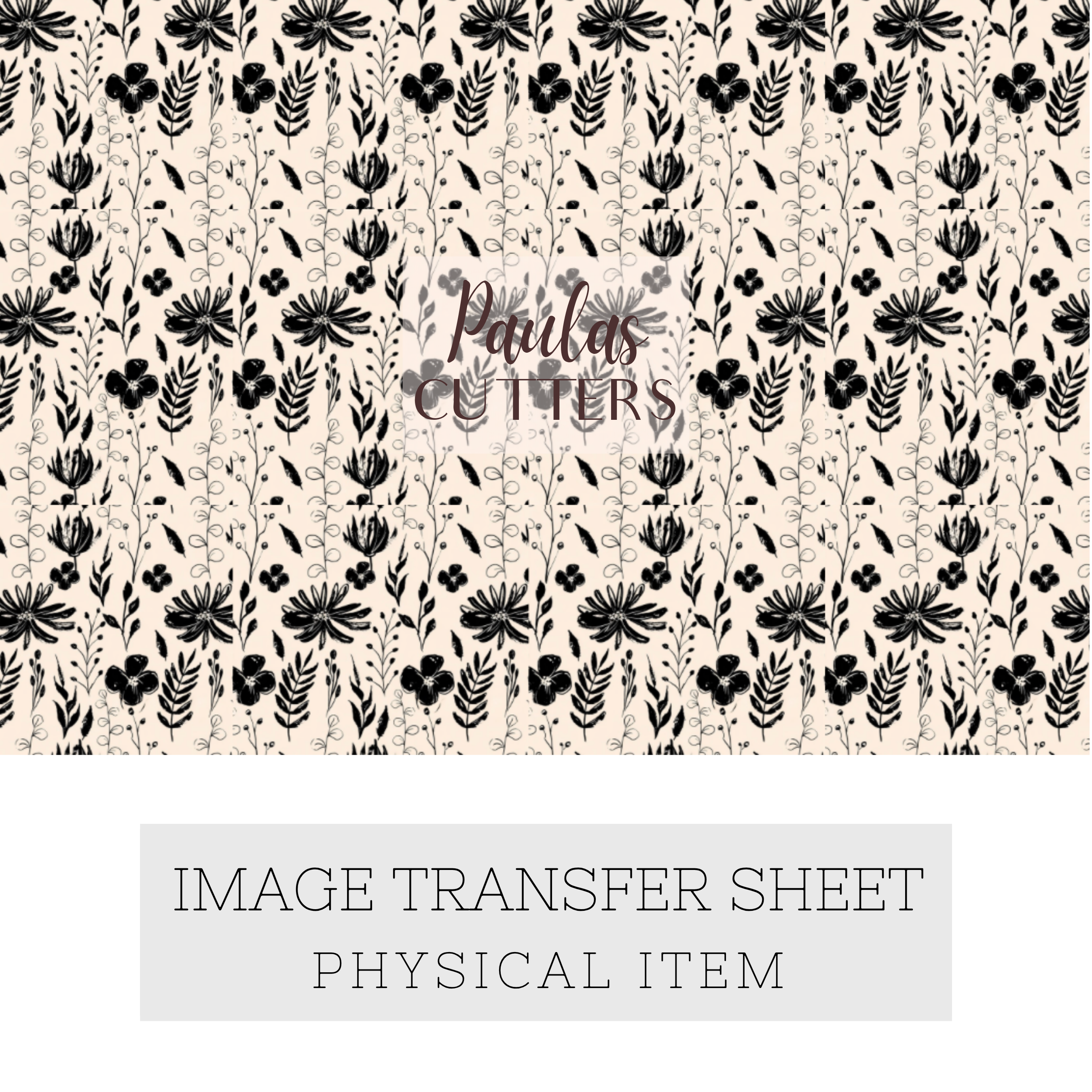 Papier transfert pour pâte polymère – Feuille hydrosoluble TP-455