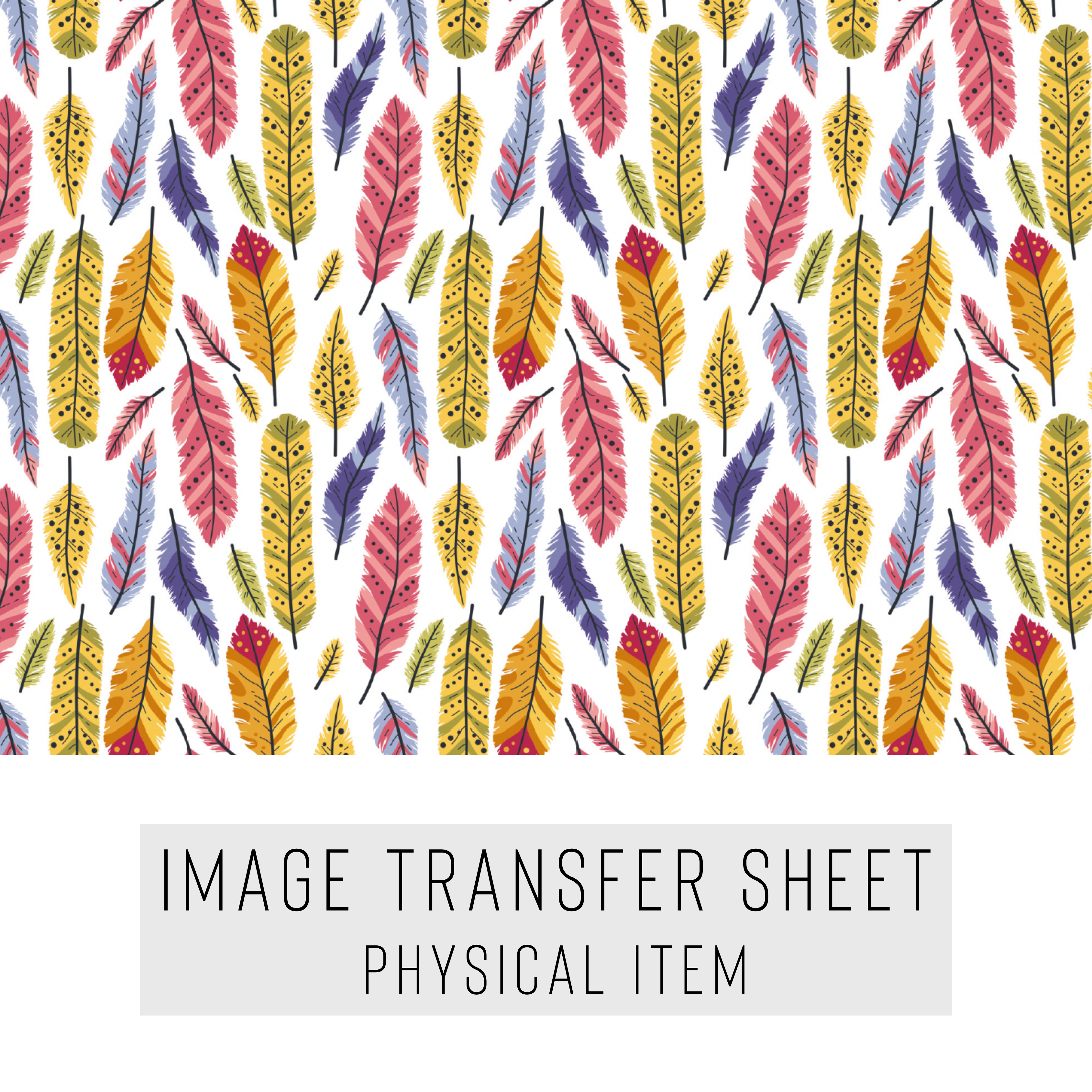 High quality water-soluble transfer paper applied on polymer clay, vibrant detailed pattern