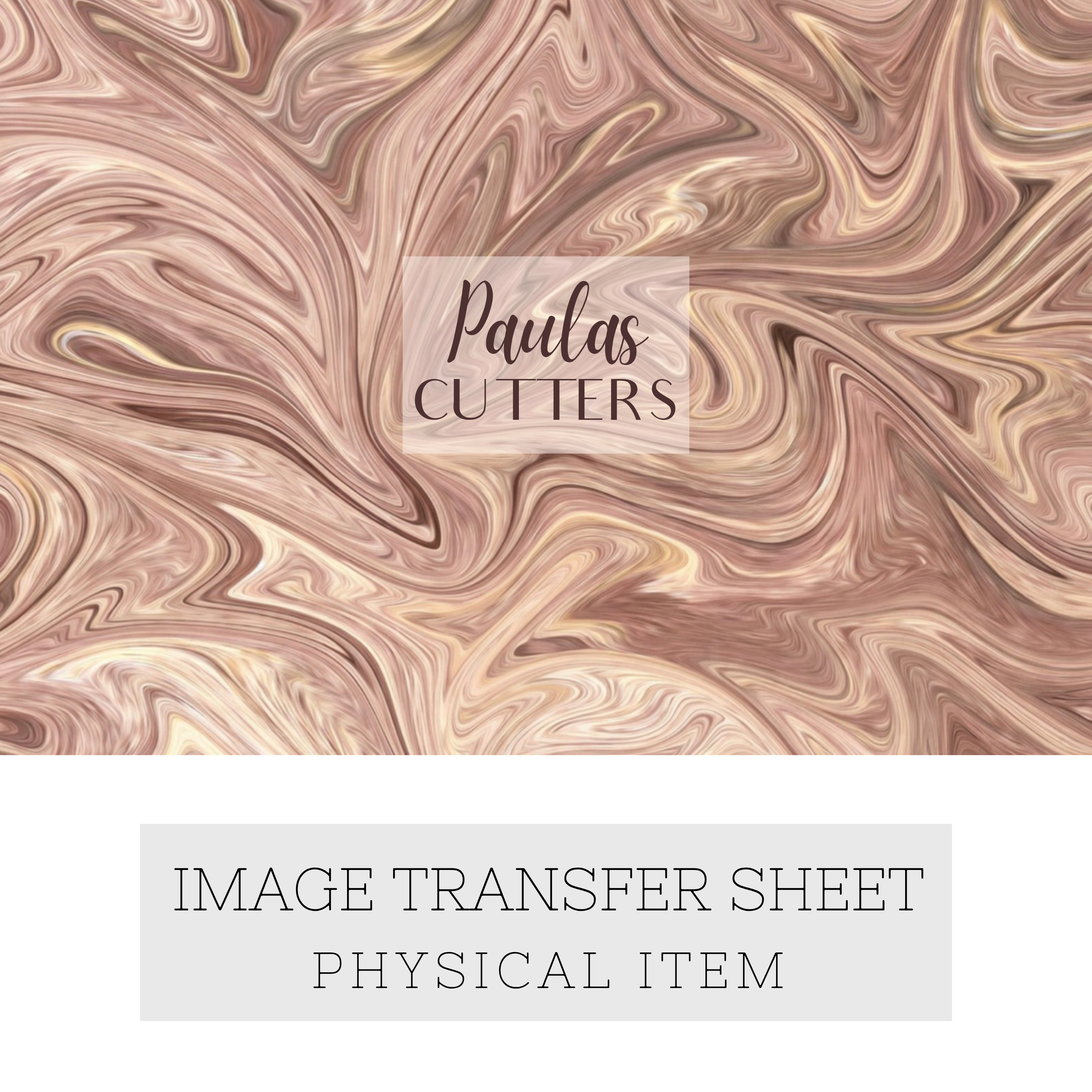 Papier transfert pour pâte polymère – Feuille hydrosoluble TP-455