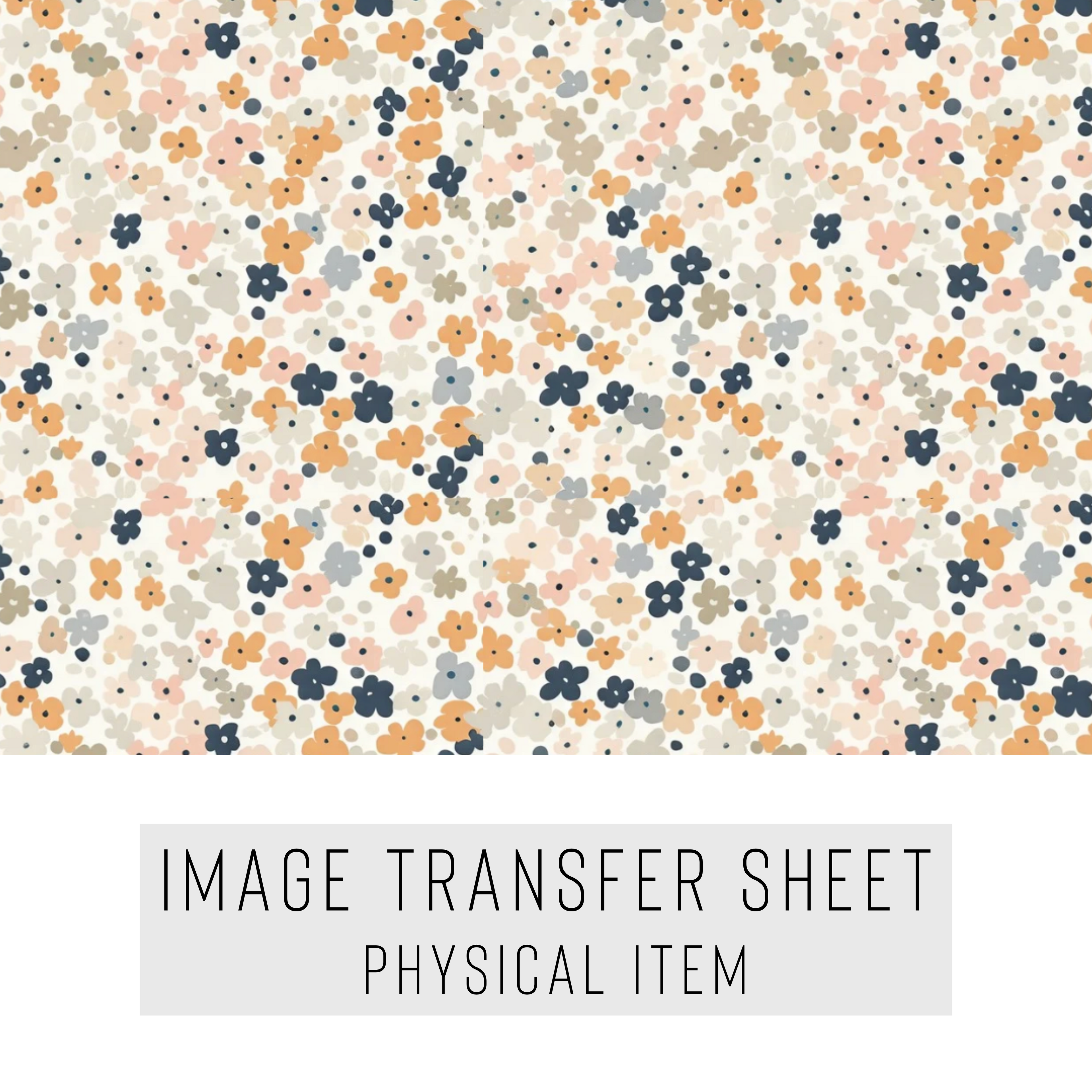 High quality water-soluble transfer paper applied on polymer clay, vibrant detailed pattern