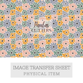 Papier transfert pour pâte polymère – Feuille hydrosoluble TP-455
