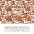 Papier transfert pour pâte polymère – Feuille hydrosoluble TP-455
