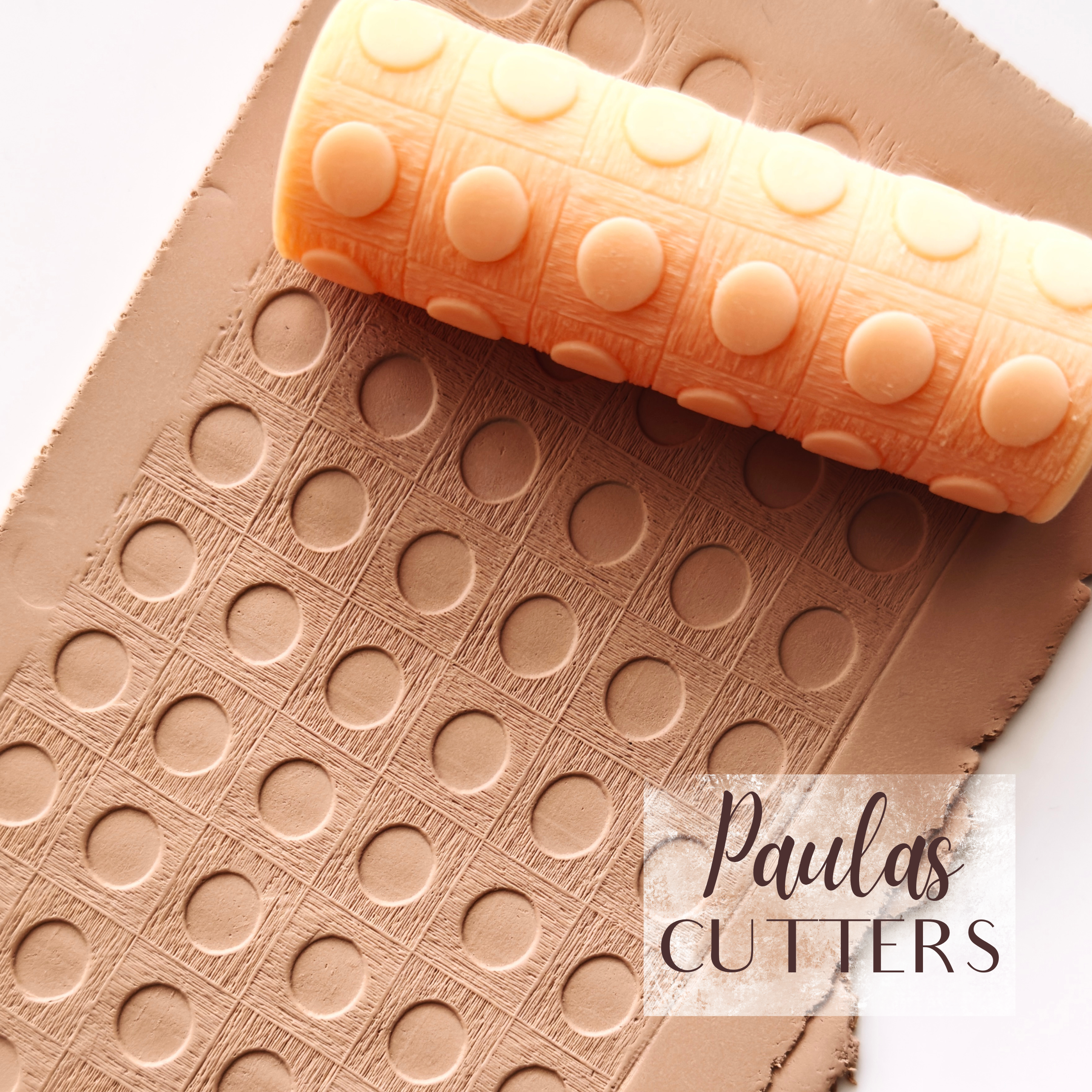 polymer clay texture roller abstract geometric pattern