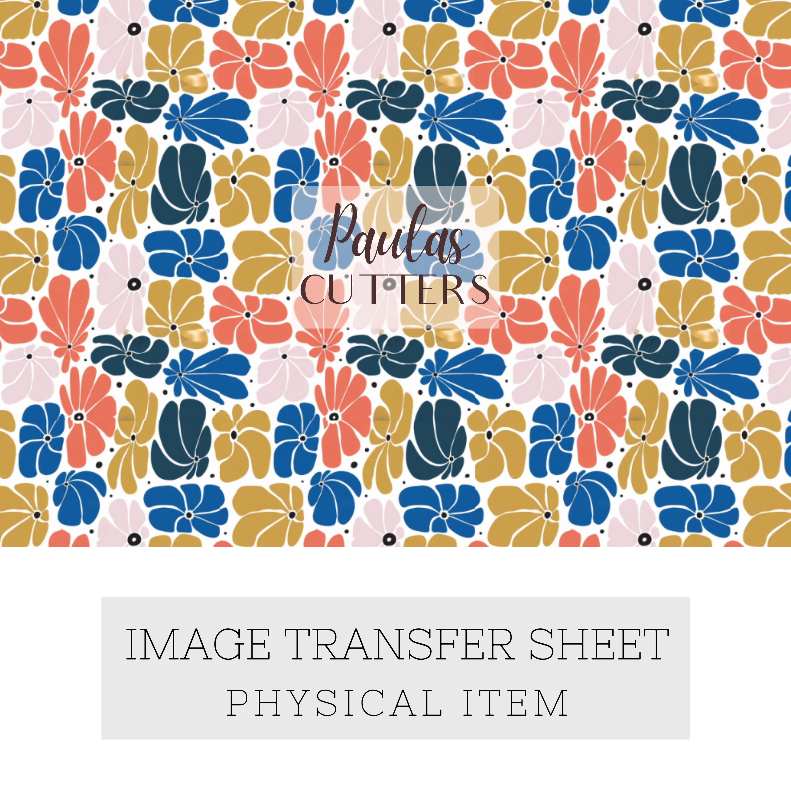 Papier transfert pour pâte polymère – Feuille hydrosoluble TP-455