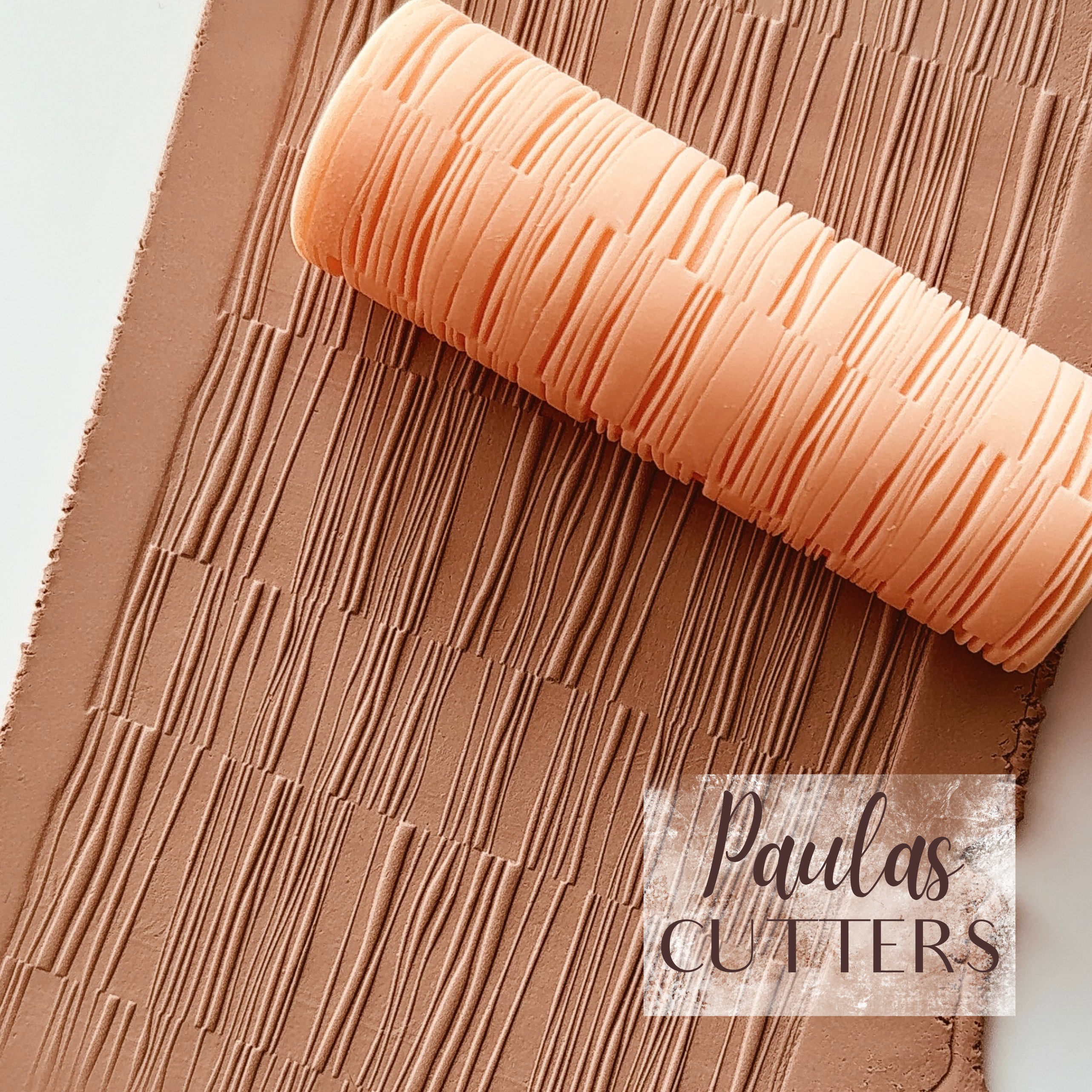 polymer clay texture roller abstract geometric pattern