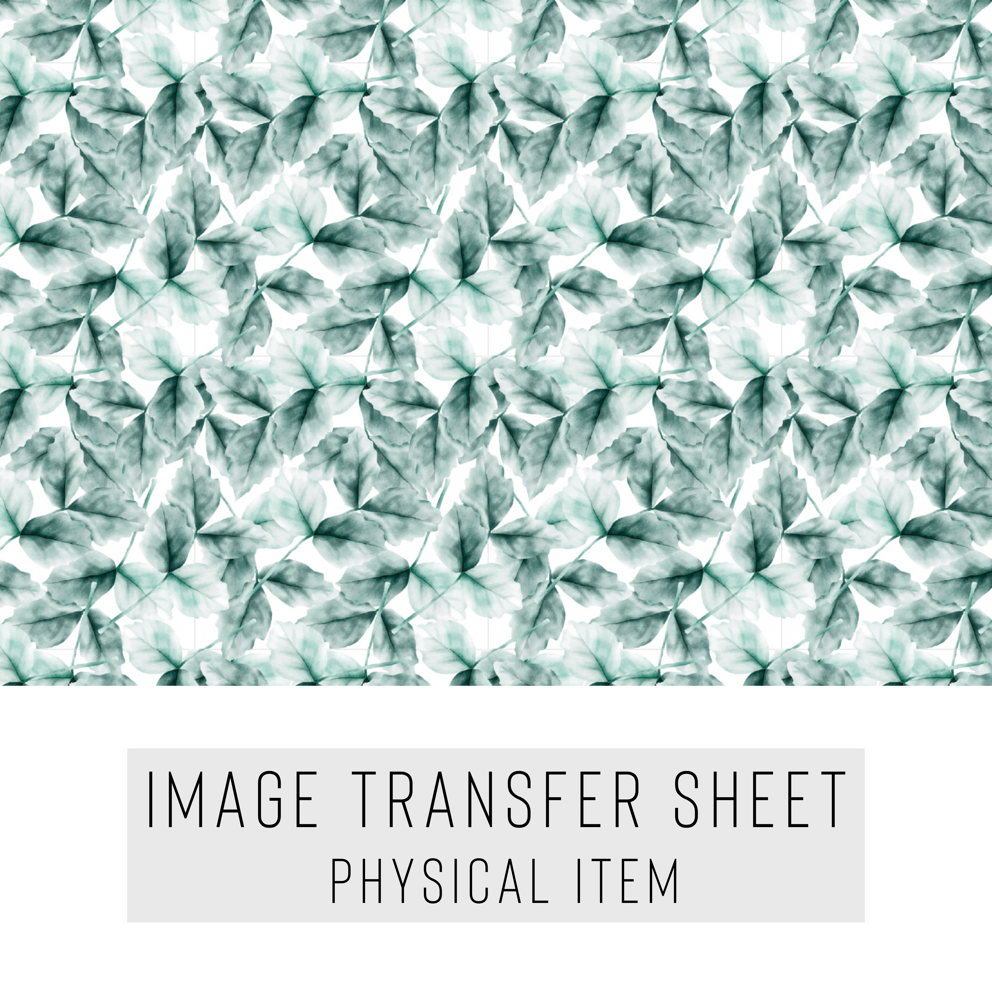 High quality water-soluble transfer paper applied on polymer clay, vibrant detailed pattern