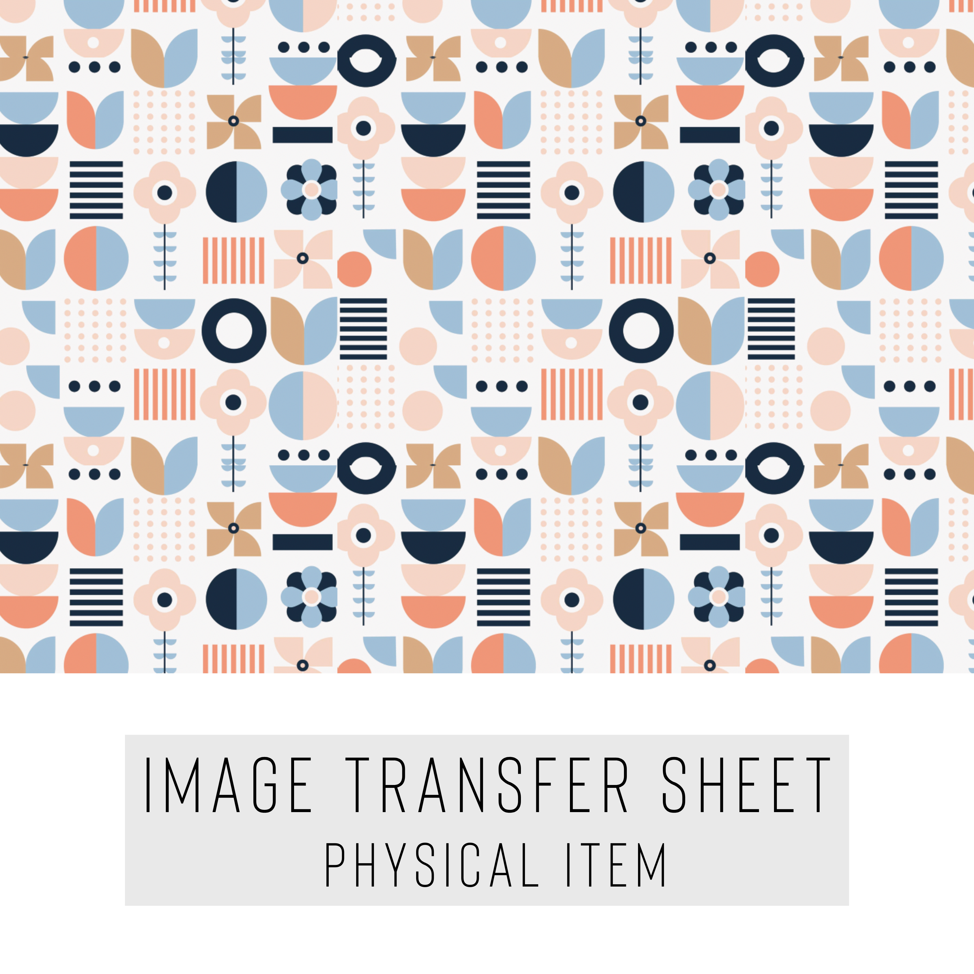 High quality water-soluble transfer paper applied on polymer clay, vibrant detailed pattern