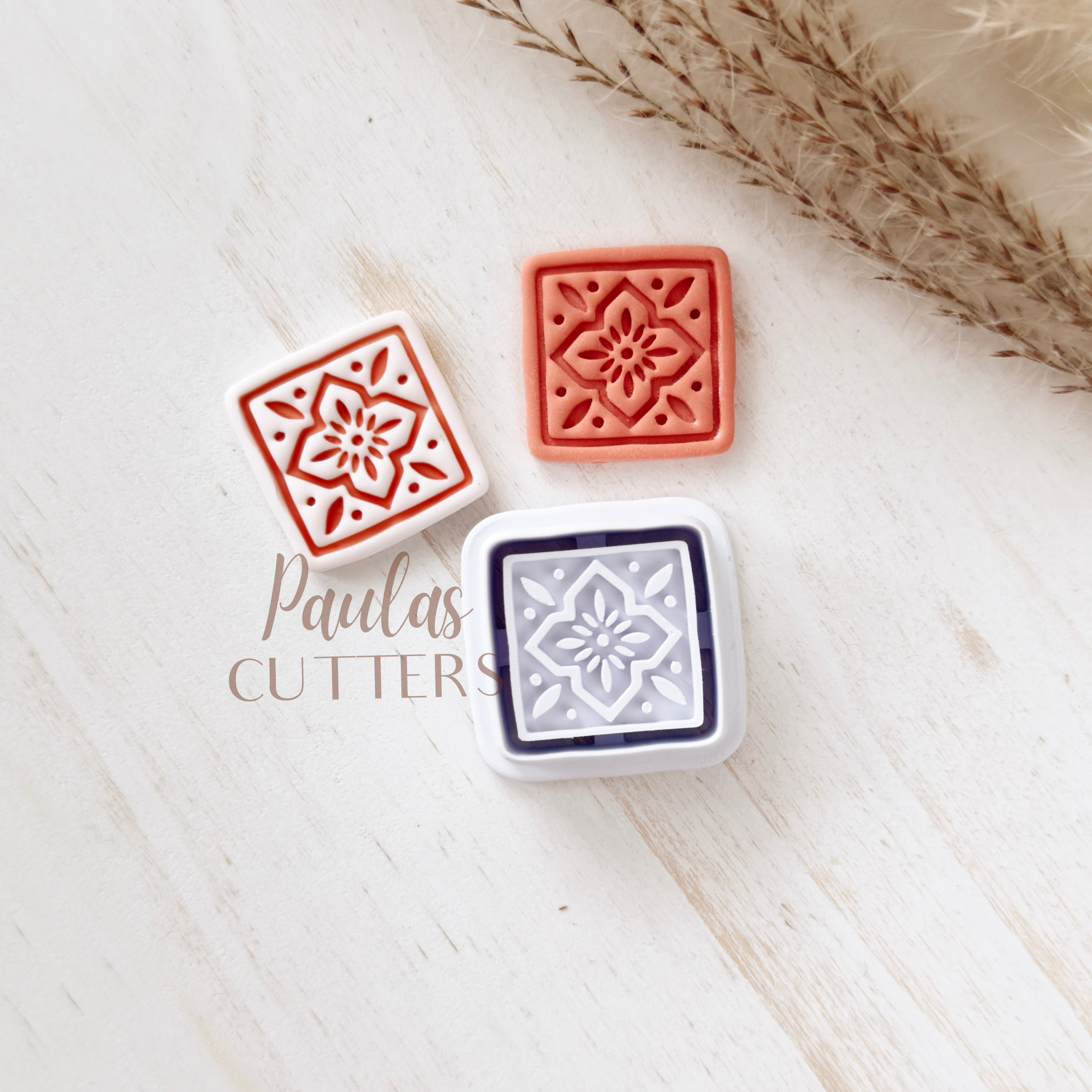 High quality polymer clay cutter creating clean sharp cuts for earrings and jewelry making
