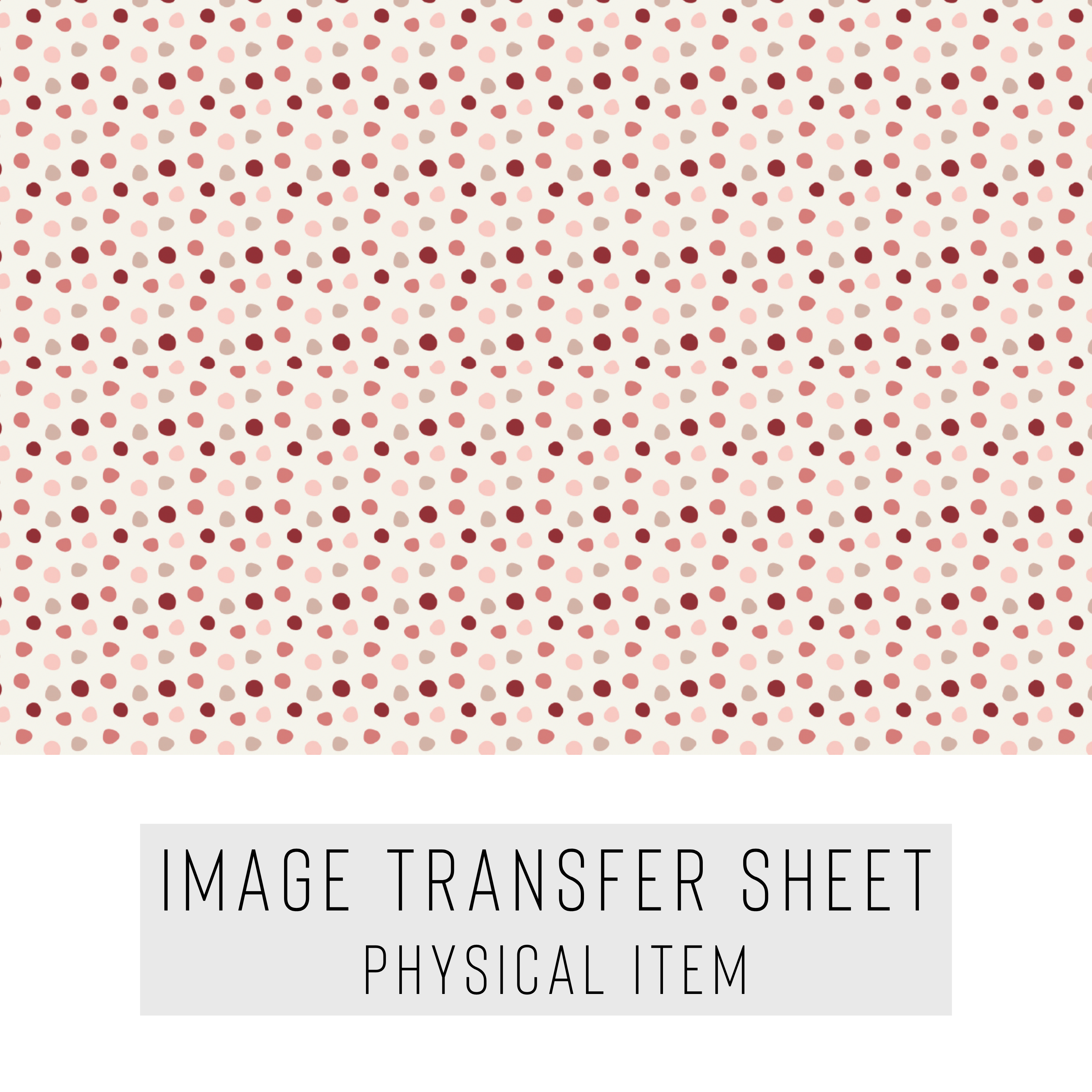 High quality water-soluble transfer paper applied on polymer clay, vibrant detailed pattern