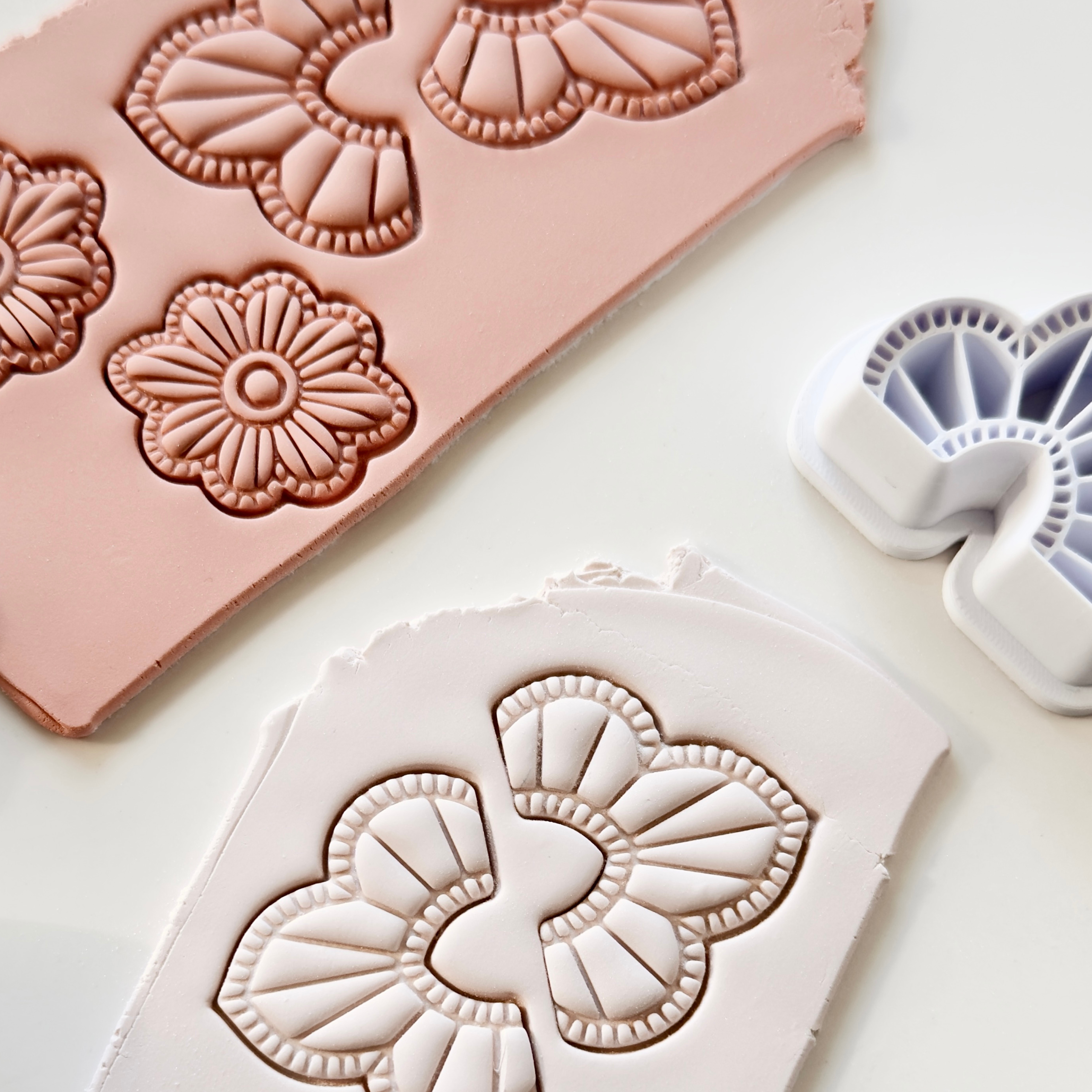 High-quality polymer clay cutters, texture rollers, and transfer sheet ...